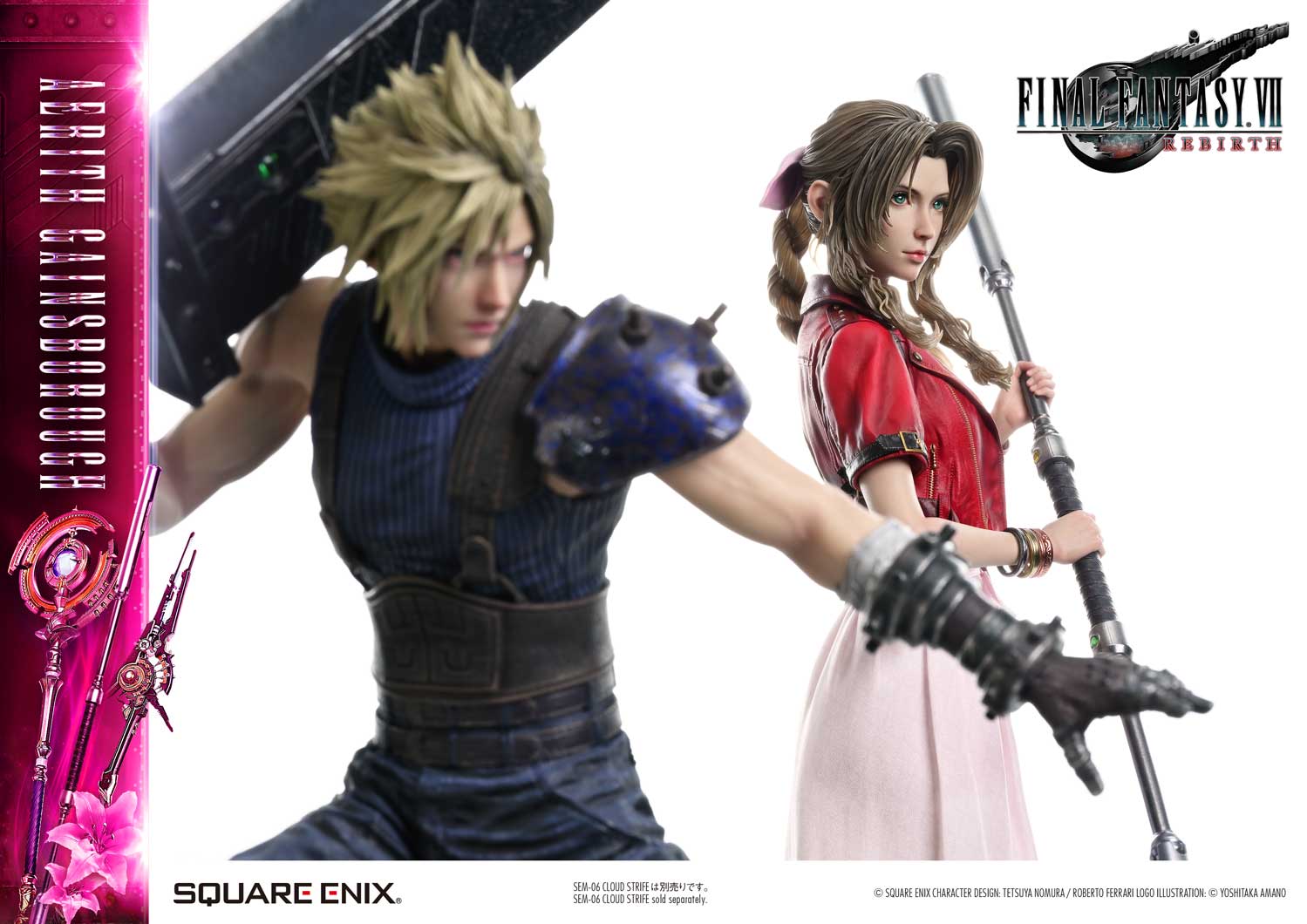 Final Fantasy VII Rebirth Square Enix Masterline Aerith Gainsborough (Deluxe Ver.) 1/4 Scale Statue Gallery Image 59