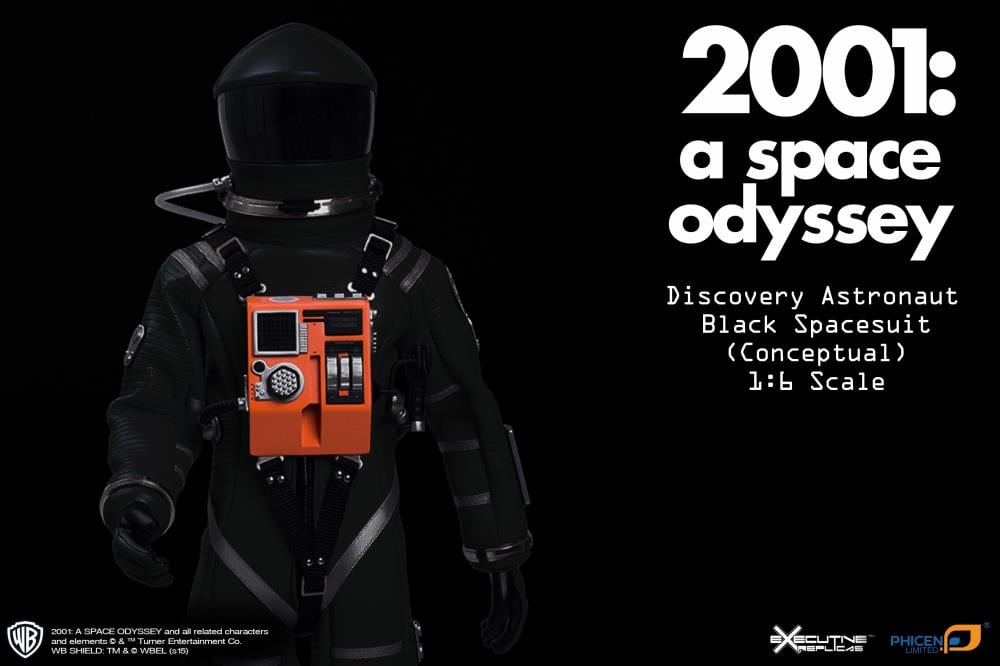 2001: A Space Odyssey Discovery Astronaut 1/6 Scale Conceptual Black Space Suit Gallery Image 6