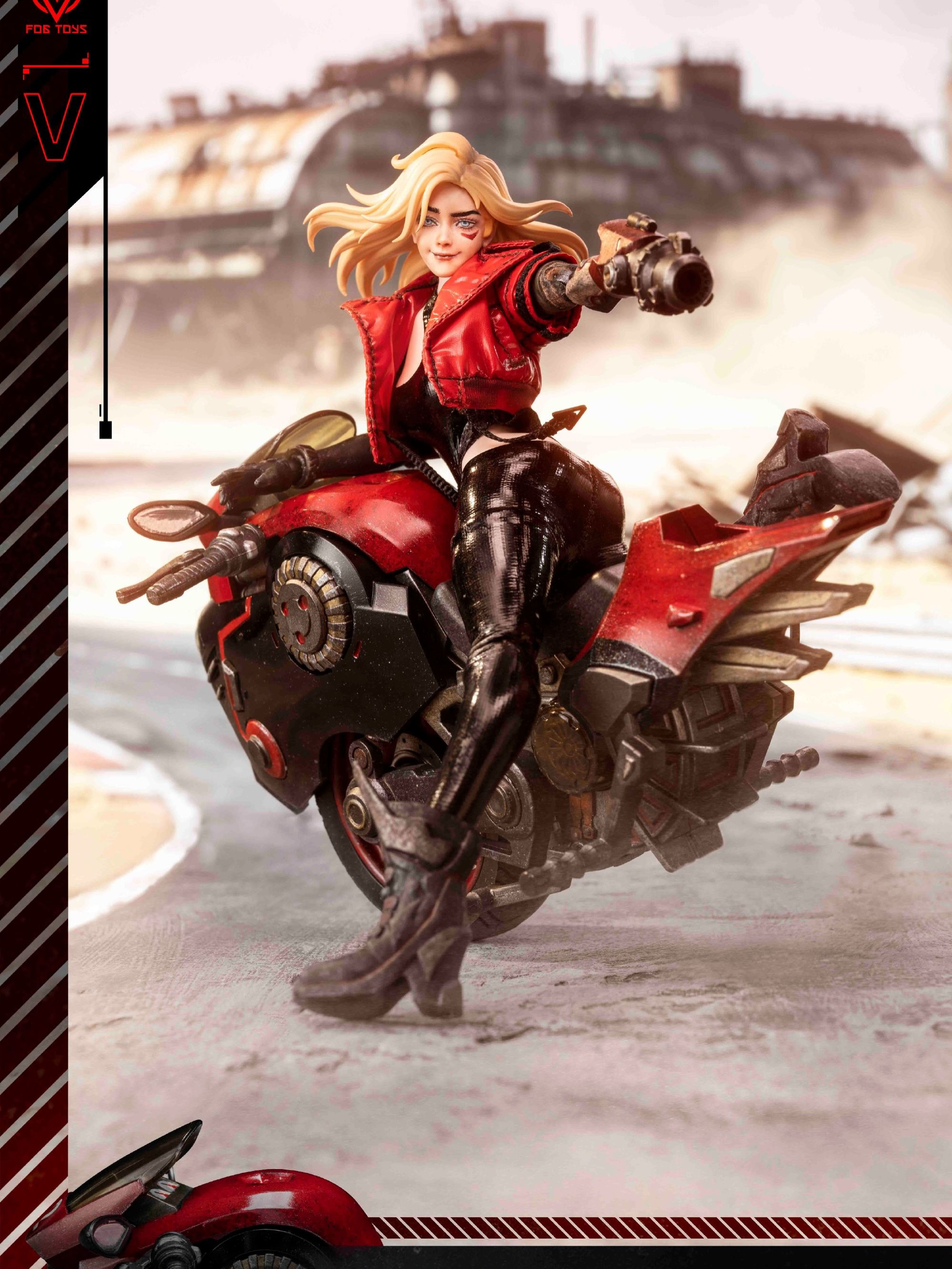 Fantasy Alphabet Series V 1/12 Scale Action Figure and Vehicle Set (With Bonus) Gallery Image 6