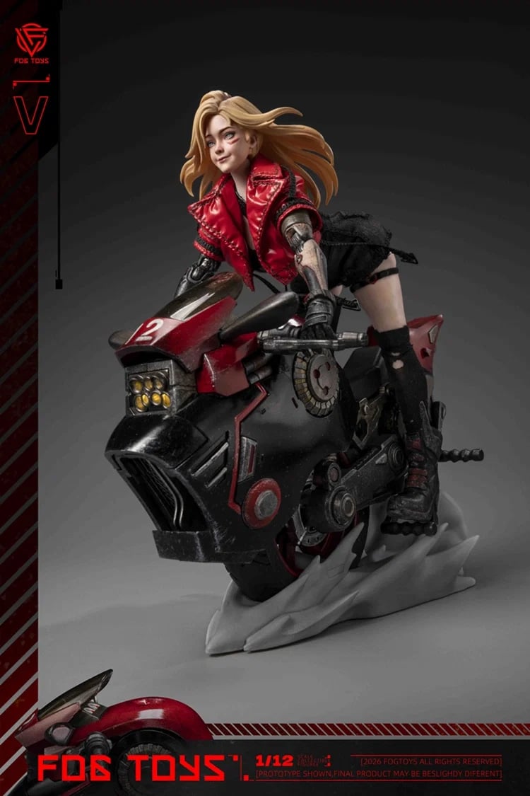 Fantasy Alphabet Series V 1/12 Scale Action Figure and Vehicle Set (With Bonus) Gallery Image 16
