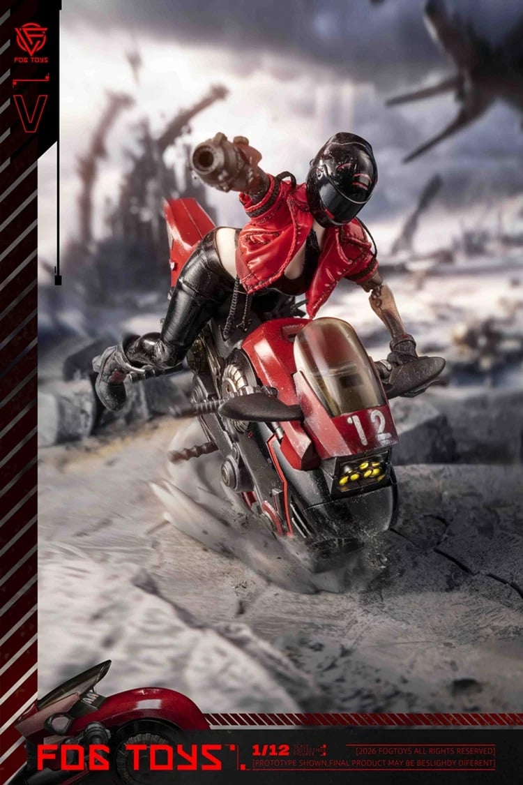 Fantasy Alphabet Series V 1/12 Scale Action Figure and Vehicle Set (With Bonus) Gallery Image 21