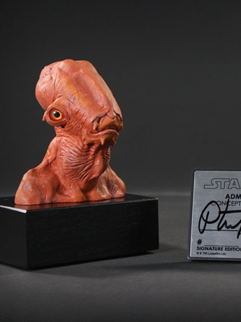 Star Wars: Return of the Jedi Archive Collection Admiral Ackbar (Signature Edition) Limited Edition Concept Maquette Replica Gallery Image 2