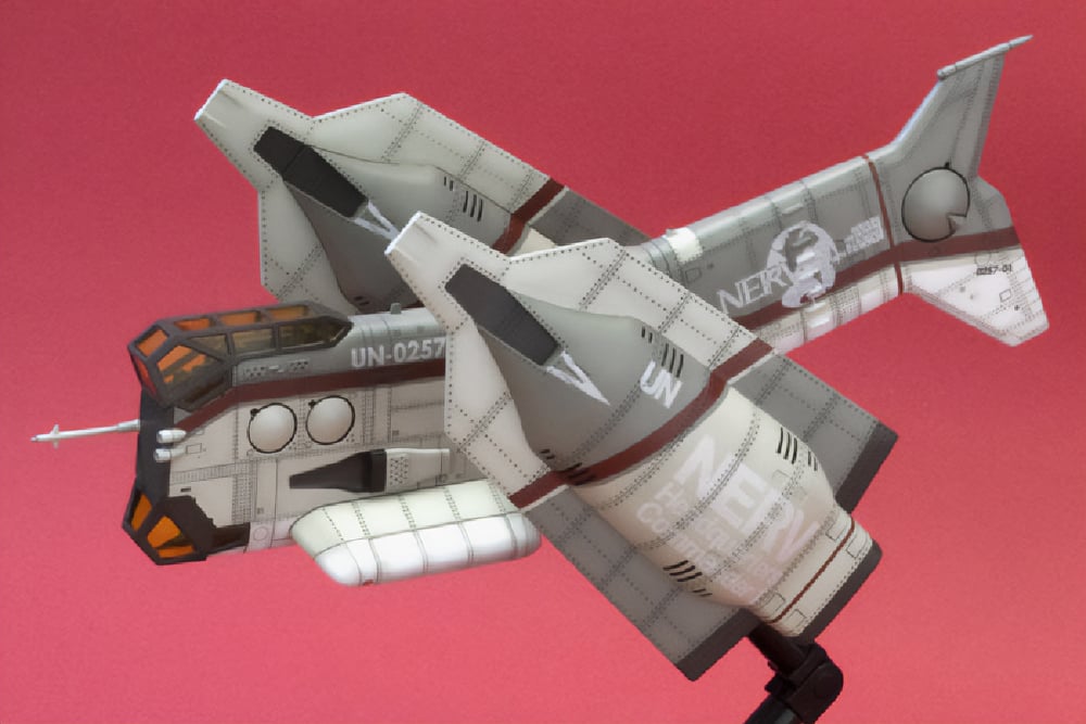 Rebuild of Evangelion Vertical Take-Off & Landing Aircraft YAGR-N101 1/100 Scale Model Kit (Reissue) Gallery Image 3