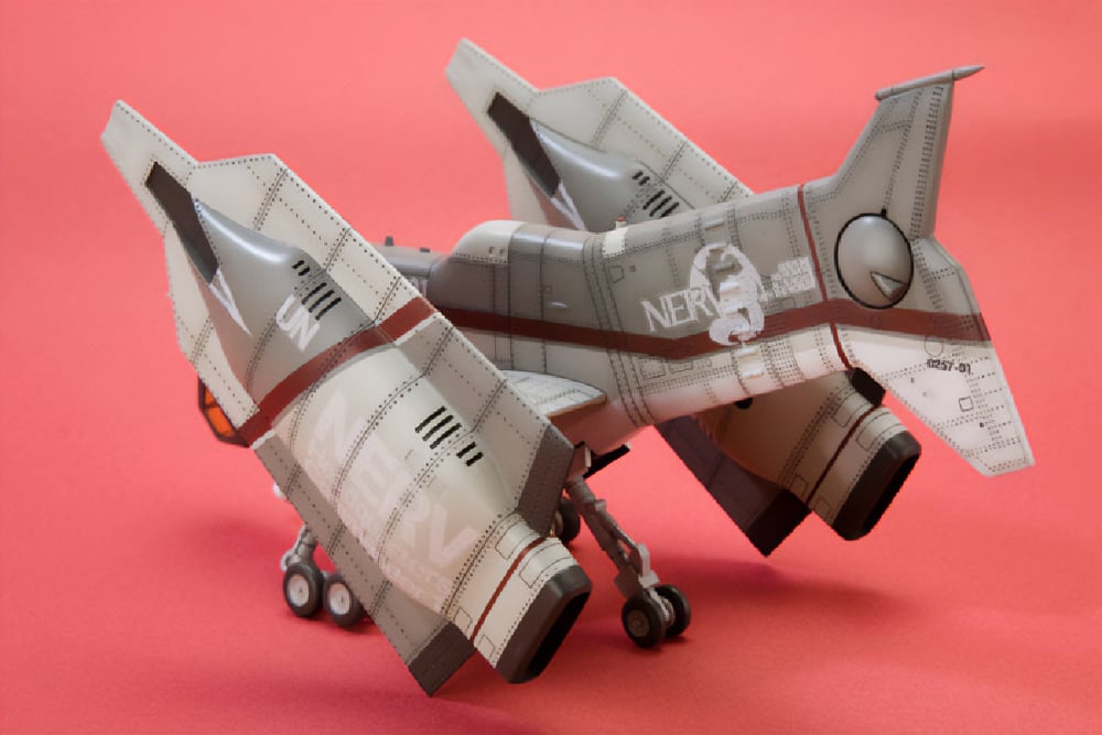 Rebuild of Evangelion Vertical Take-Off & Landing Aircraft YAGR-N101 1/100 Scale Model Kit (Reissue) Gallery Image 14