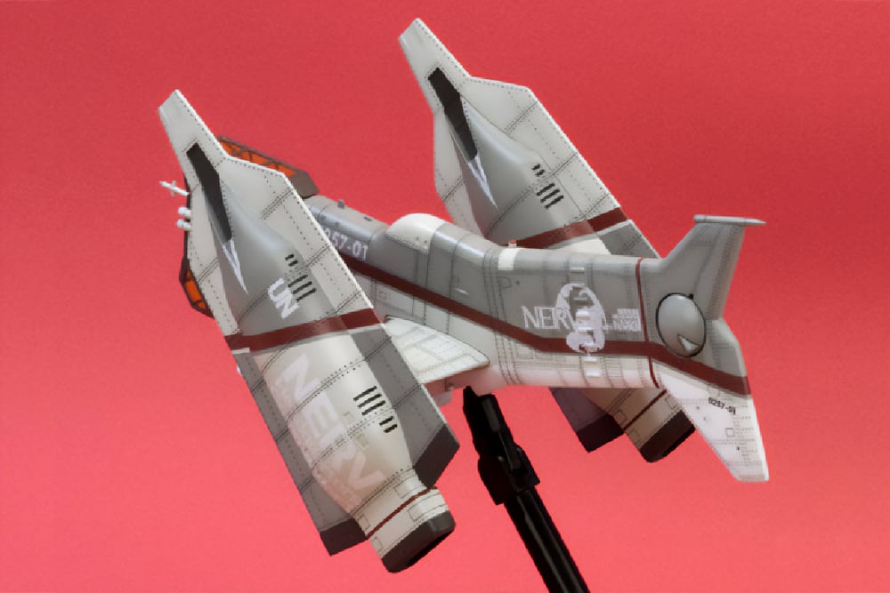 Rebuild of Evangelion Vertical Take-Off & Landing Aircraft YAGR-N101 1/100 Scale Model Kit (Reissue) Gallery Image 8