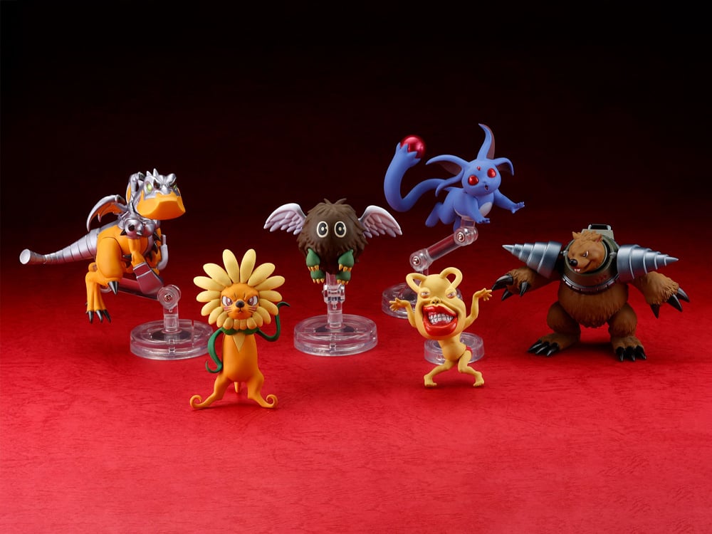 Yu-Gi-Oh! 3D Monster Collection Vol.1 Boxed Set of 6 Figures (Reissue) Gallery Image 1