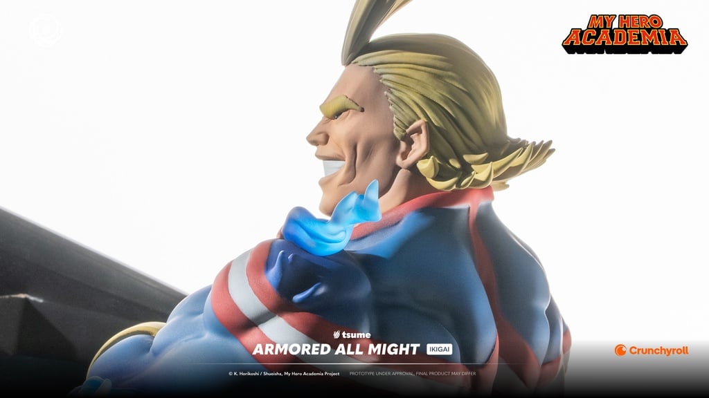 My Hero Academia Ikigai Armored All Might 1/6 Scale Limited Editon Statue Gallery Image 19