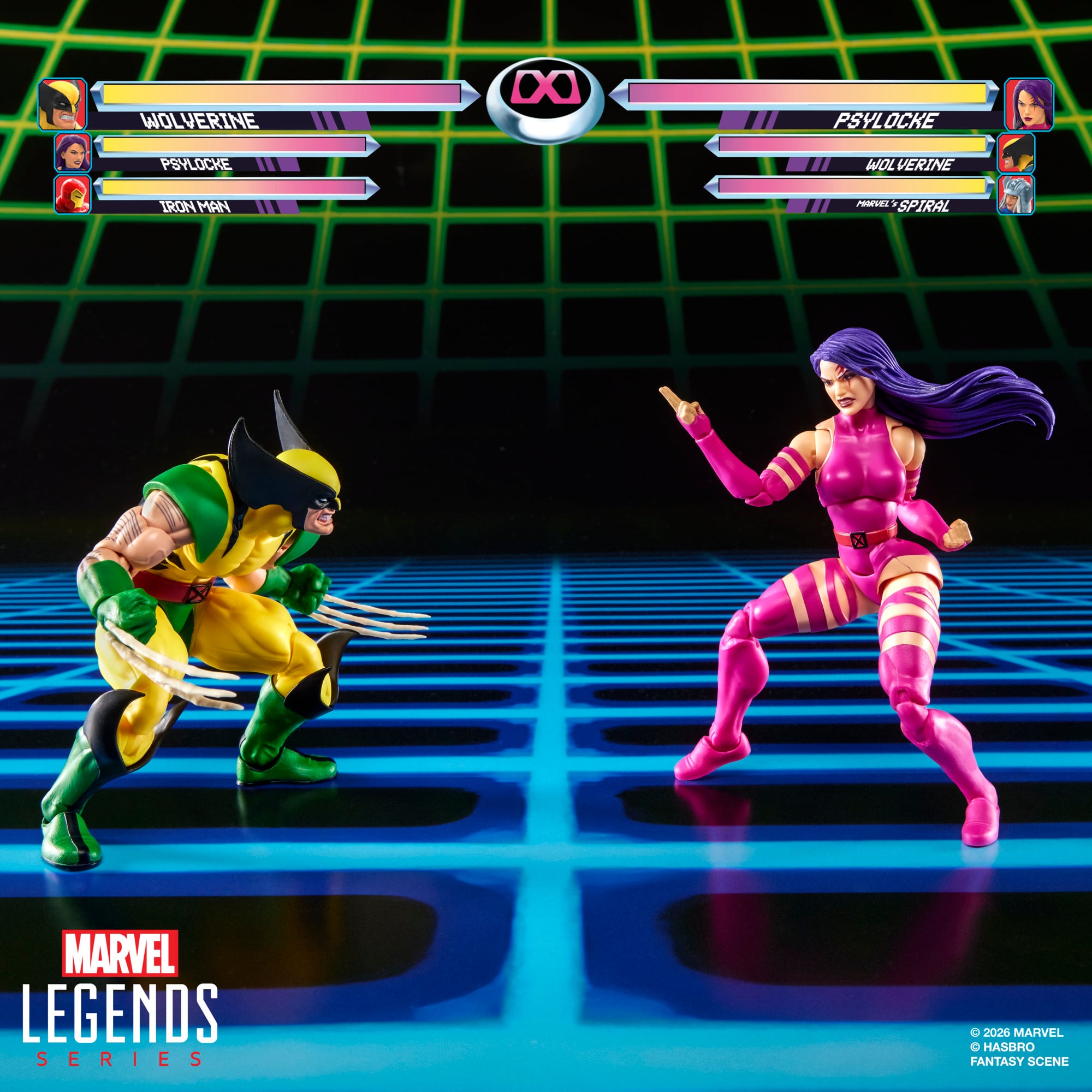 Marvel Legends Gamerverse Wolverine vs. Psylocke Action Figure Two-Pack Gallery Image 9