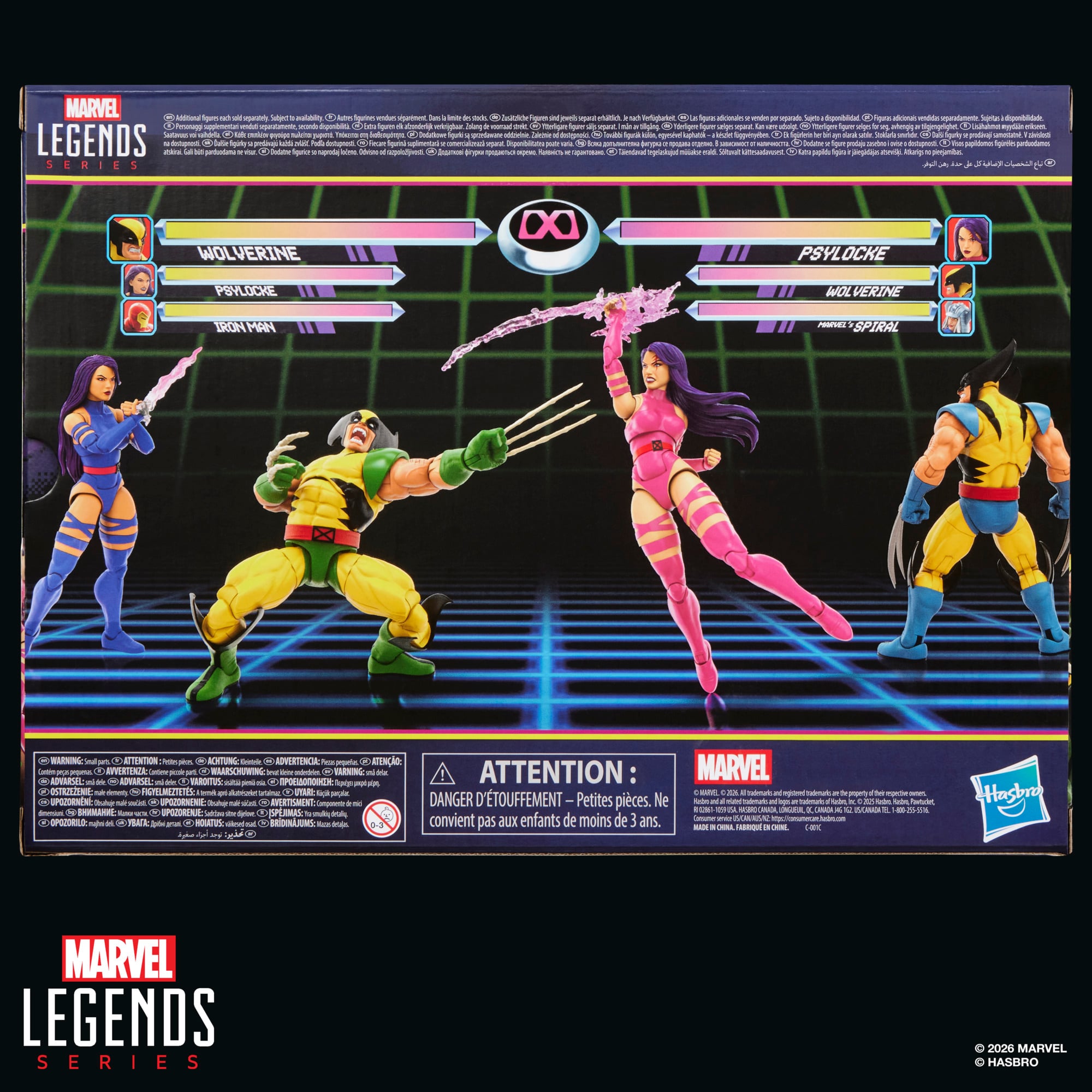 Marvel Legends Gamerverse Wolverine vs. Psylocke Action Figure Two-Pack Gallery Image 20