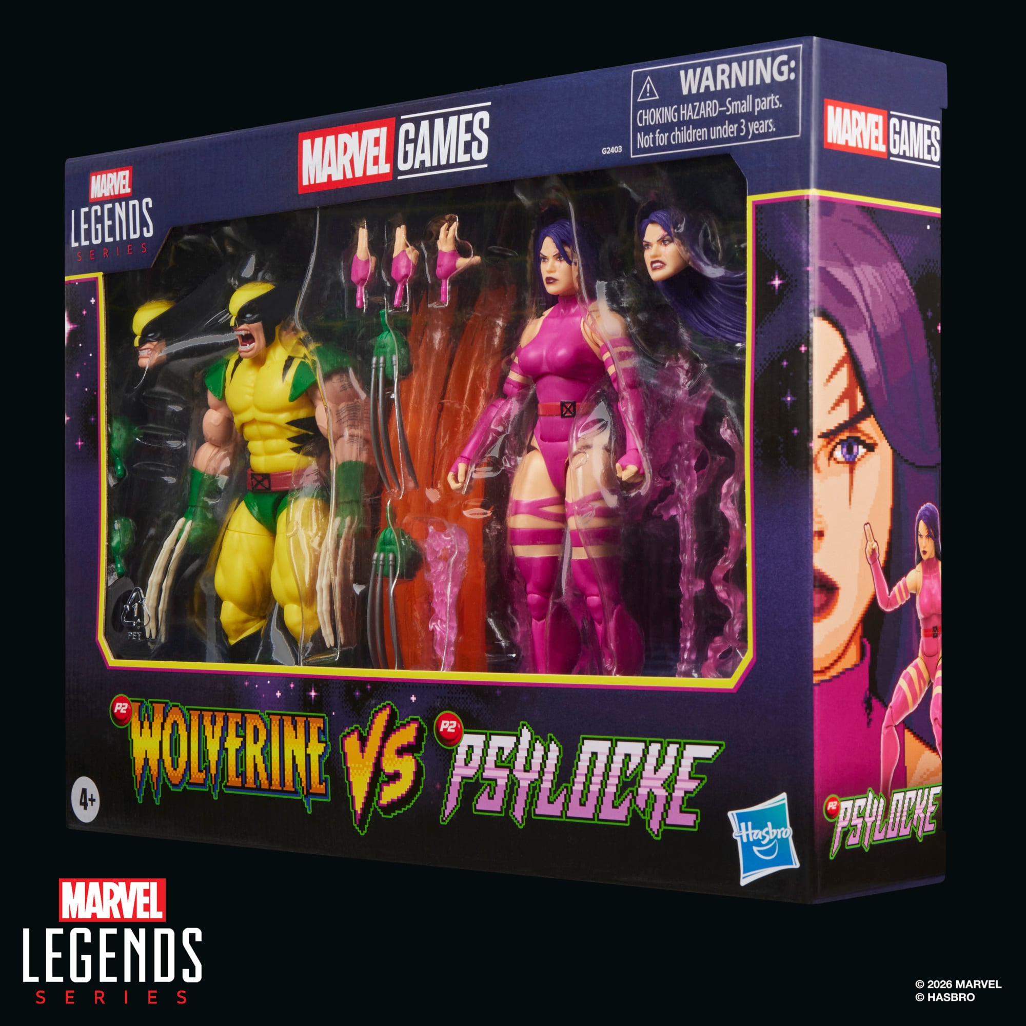Marvel Legends Gamerverse Wolverine vs. Psylocke Action Figure Two-Pack Gallery Image 19
