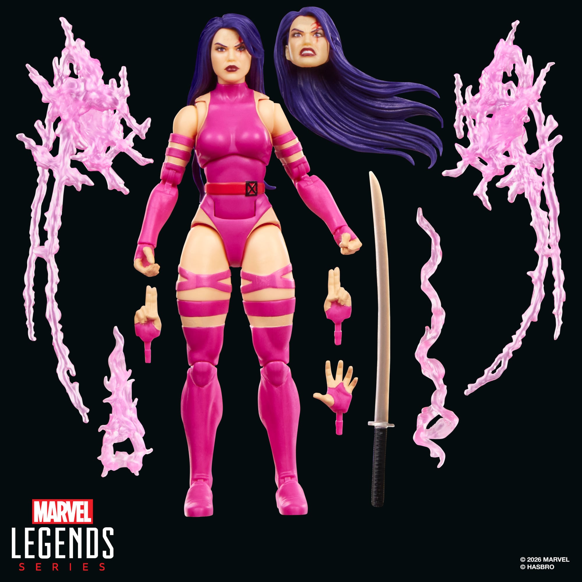 Marvel Legends Gamerverse Wolverine vs. Psylocke Action Figure Two-Pack Gallery Image 16