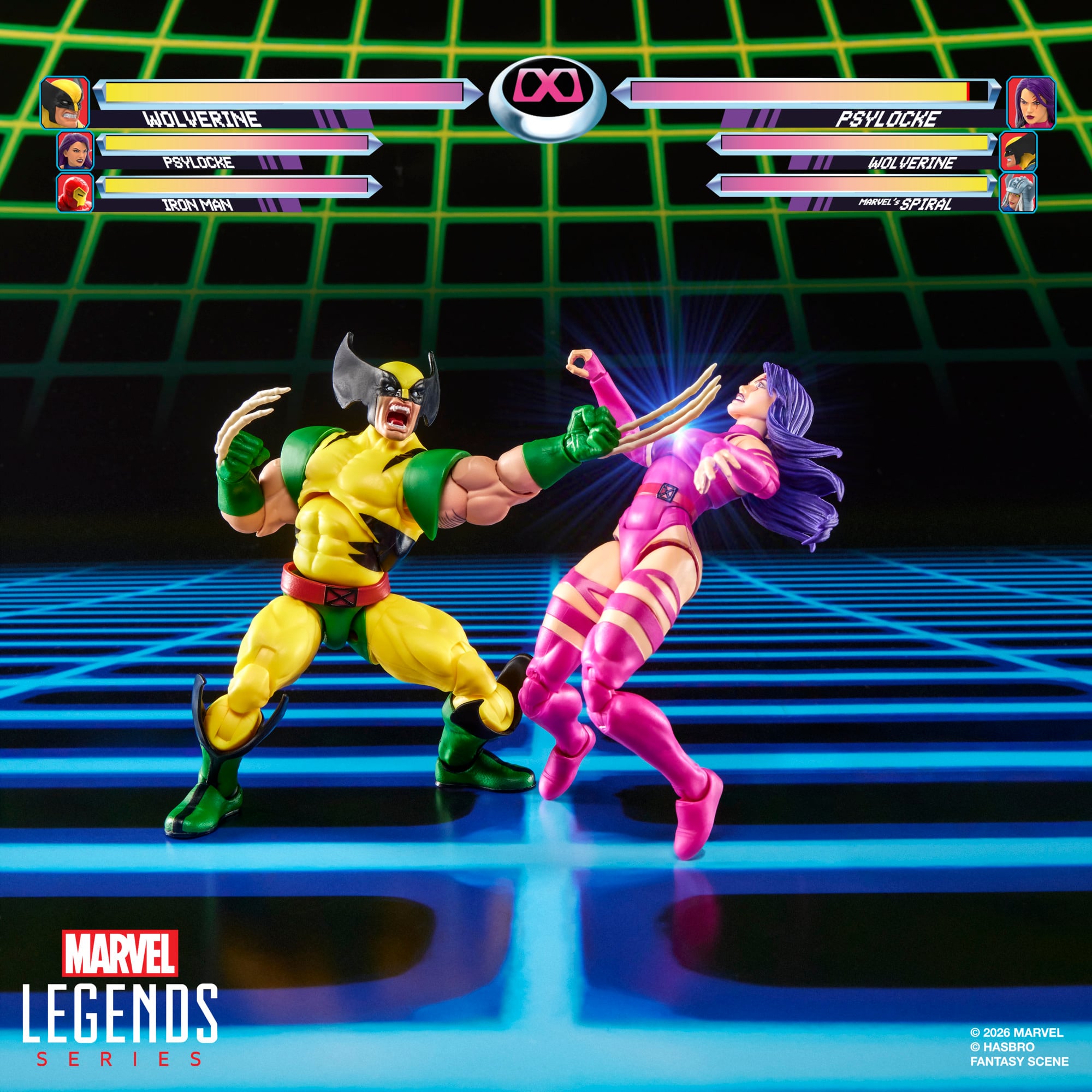 Marvel Legends Gamerverse Wolverine vs. Psylocke Action Figure Two-Pack Gallery Image 10