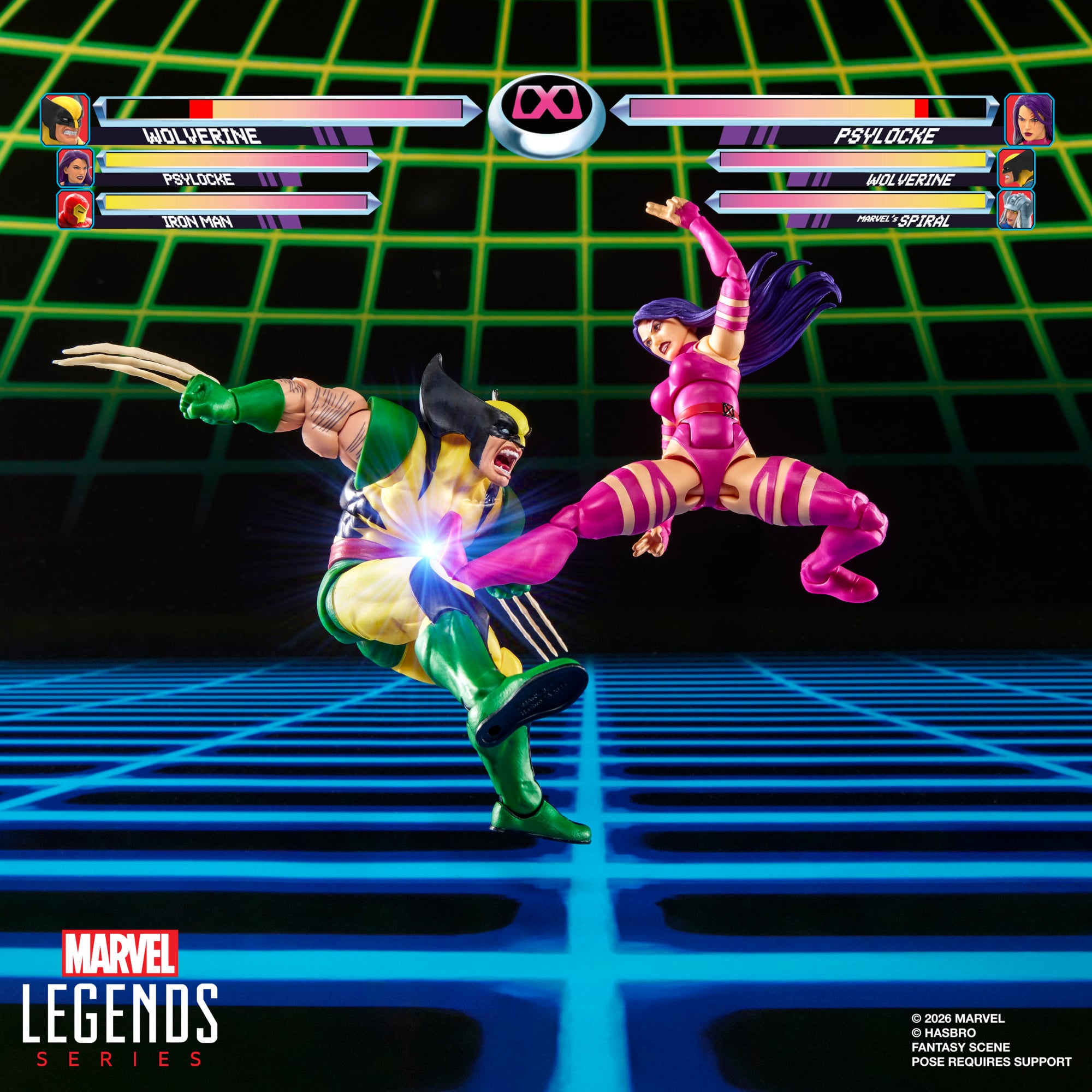 Marvel Legends Gamerverse Wolverine vs. Psylocke Action Figure Two-Pack Gallery Image 11