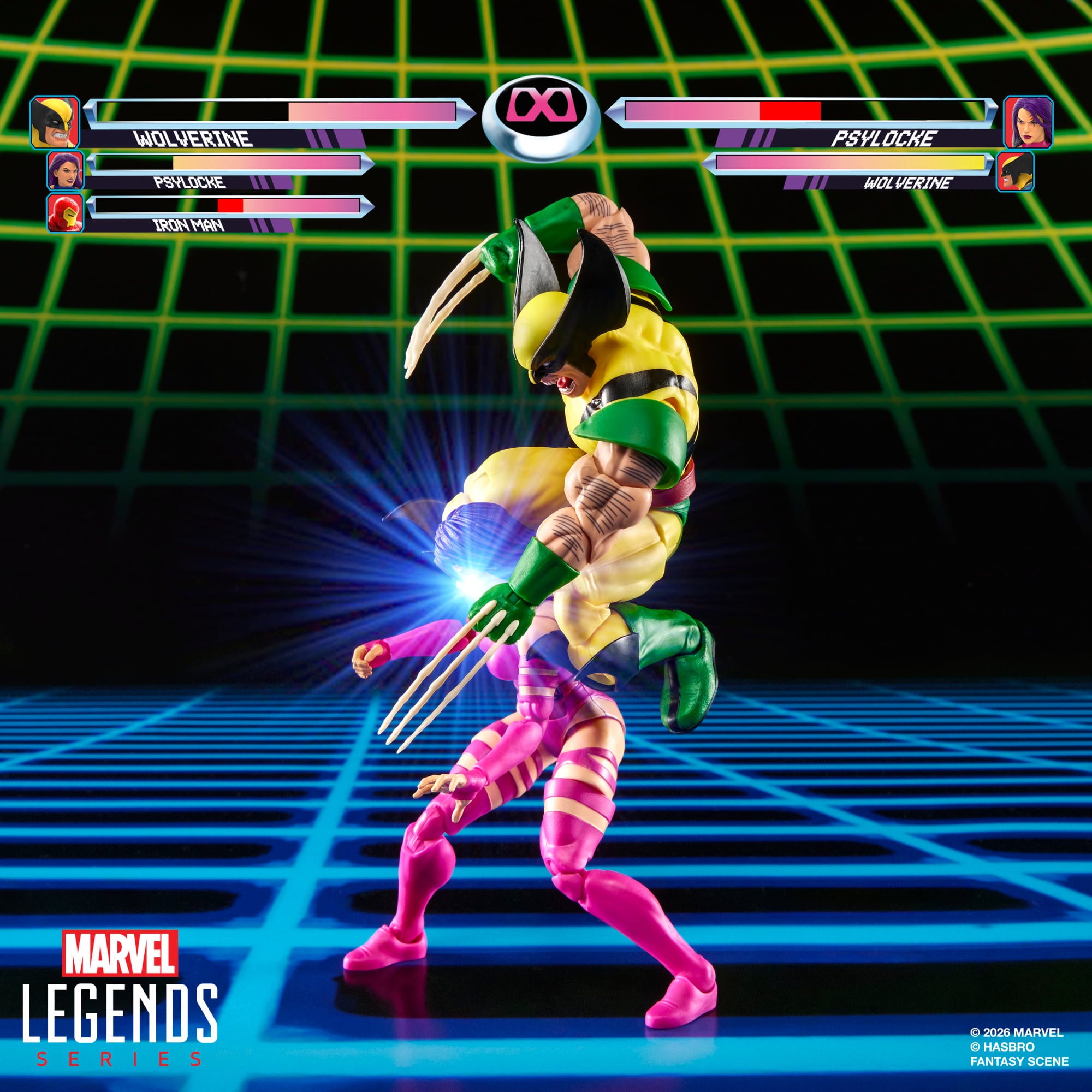 Marvel Legends Gamerverse Wolverine vs. Psylocke Action Figure Two-Pack Gallery Image 12