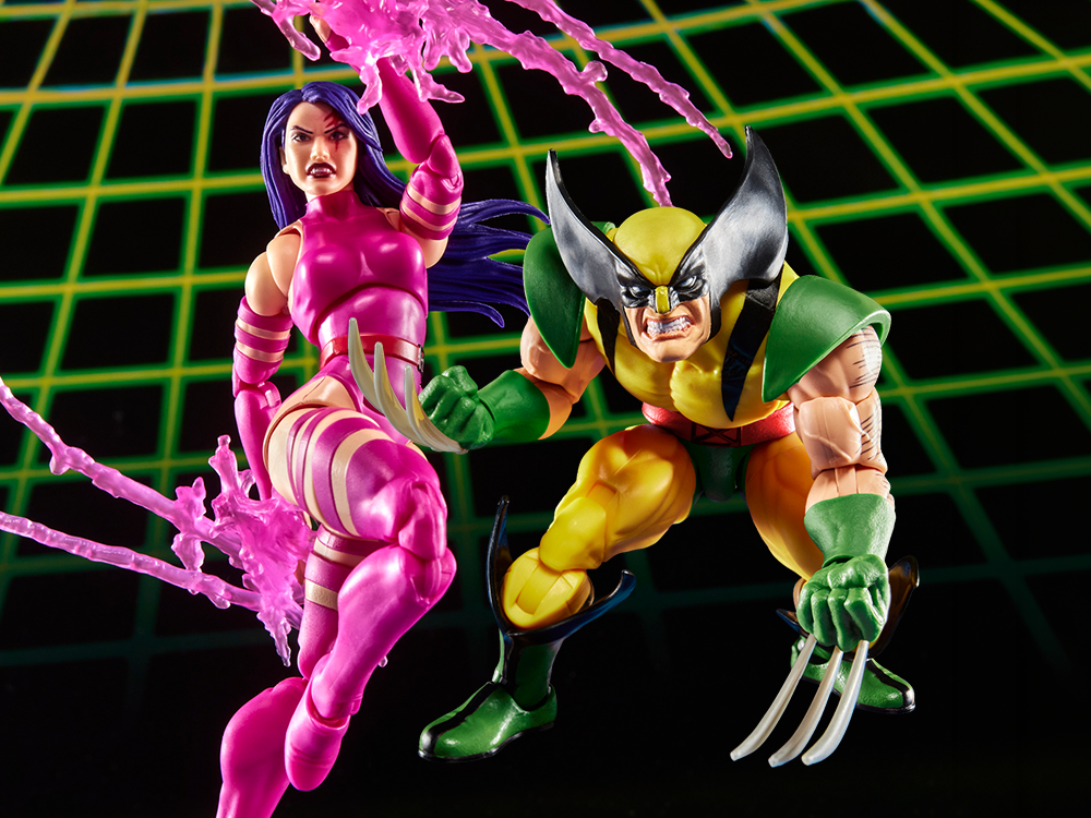 Marvel Legends Gamerverse Wolverine vs. Psylocke Action Figure Two-Pack Gallery Image 1
