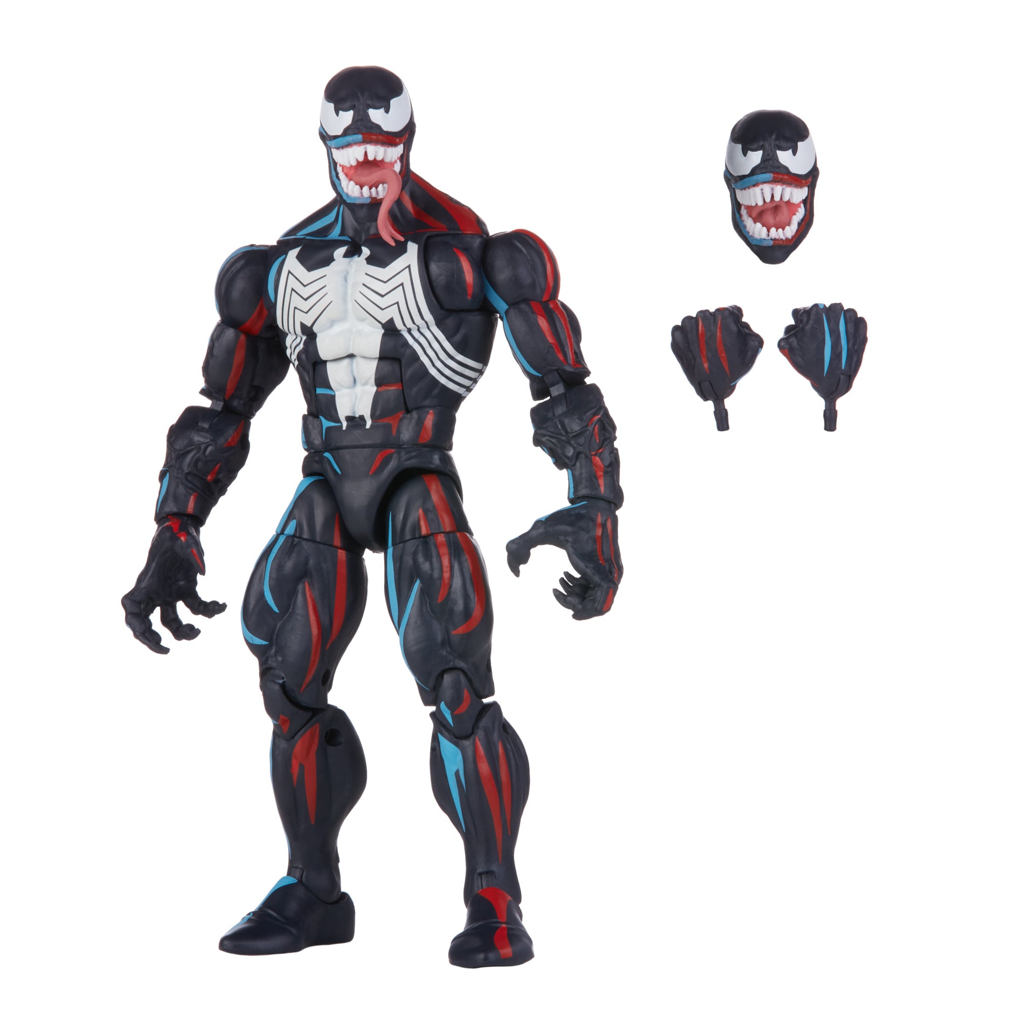 Spider-Man Marvel Legends Retro Collection Venom Action Figure Gallery Image 8