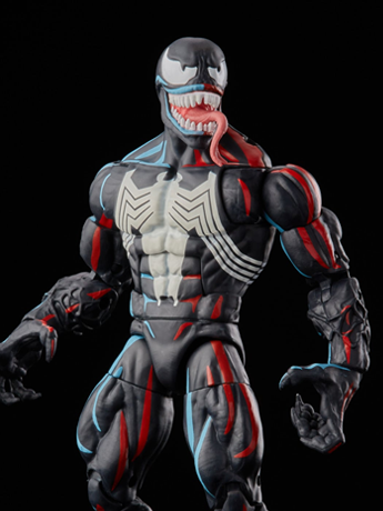 Spider-Man Marvel Legends Retro Collection Venom Action Figure Gallery Image 2
