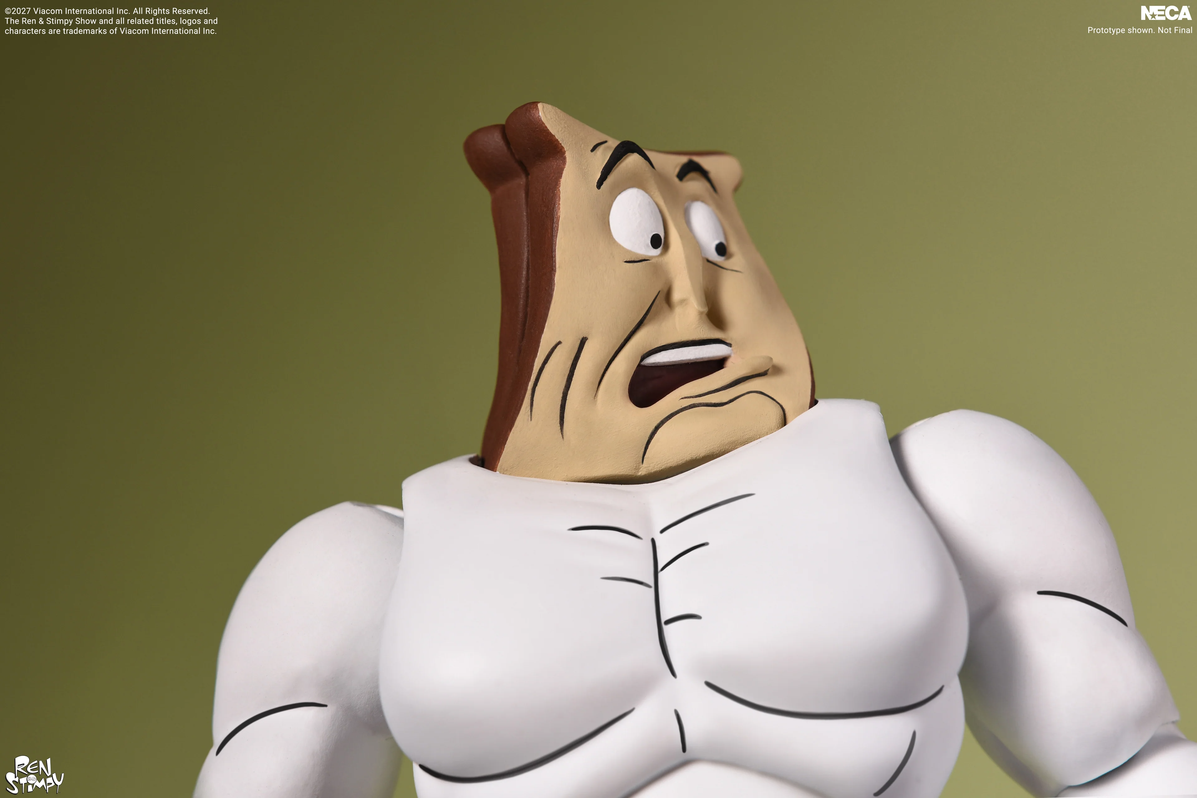 The Ren & Stimpy Show Ultimate Powdered Toast Man Action Figure Gallery Image 9