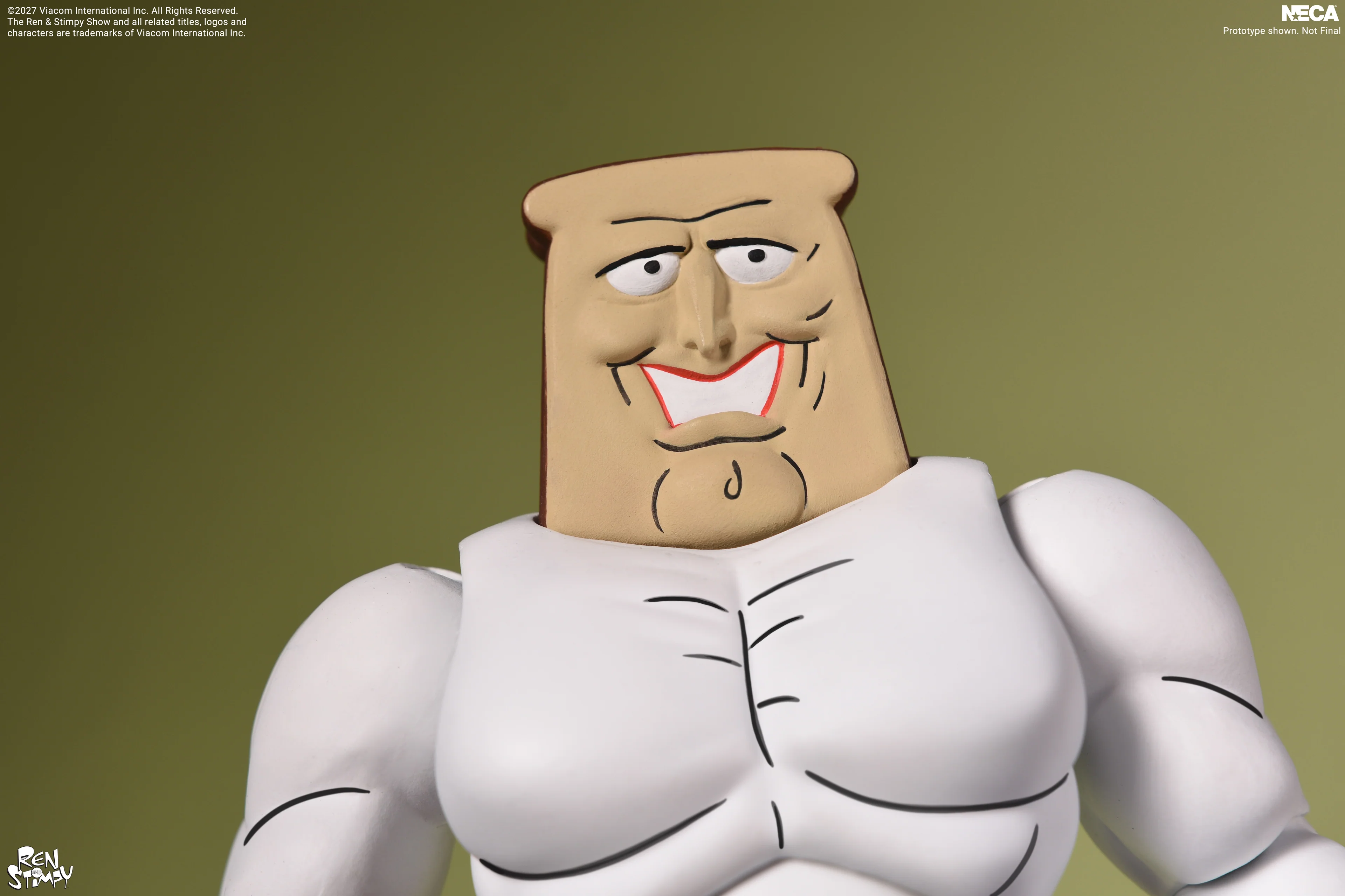 The Ren & Stimpy Show Ultimate Powdered Toast Man Action Figure Gallery Image 7