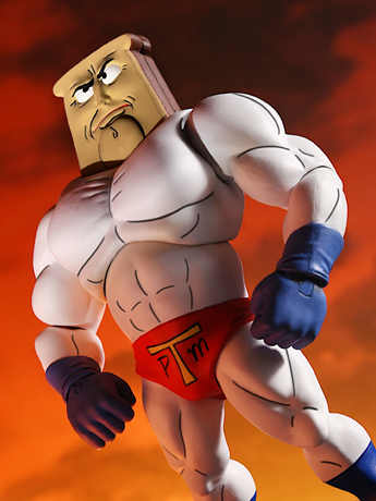 The Ren & Stimpy Show Ultimate Powdered Toast Man Action Figure Gallery Image 2