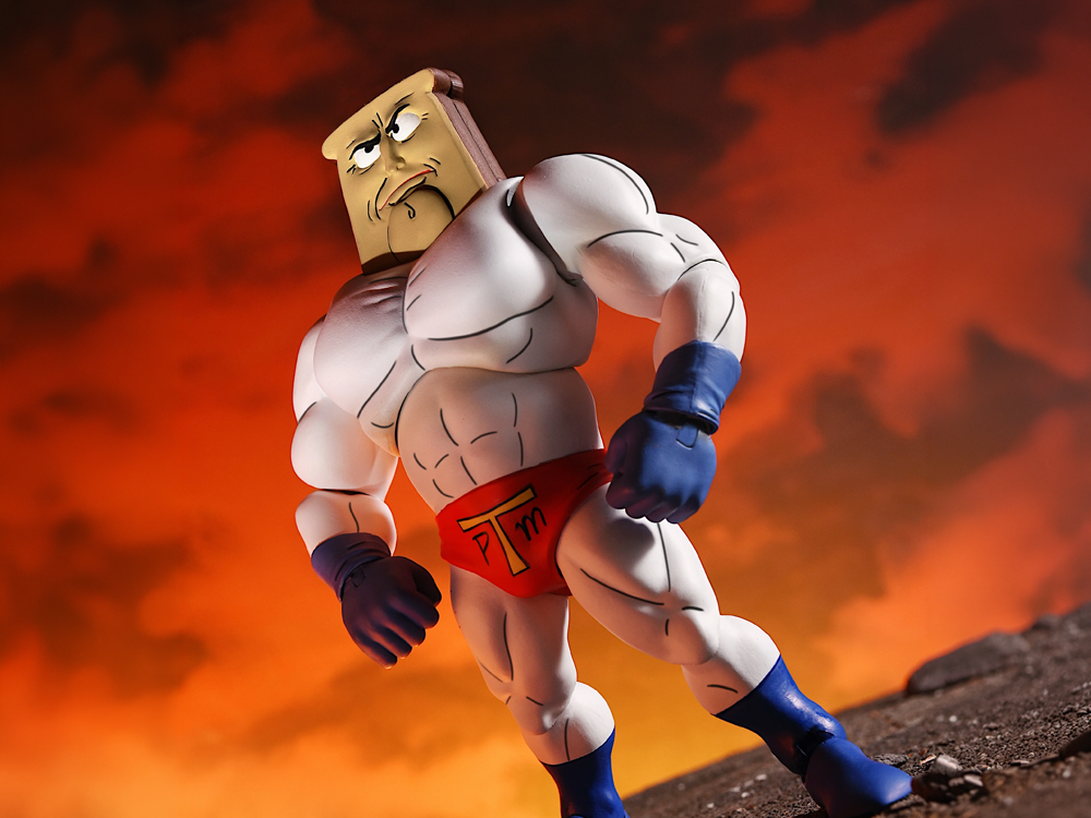 The Ren & Stimpy Show Ultimate Powdered Toast Man Action Figure Gallery Image 1