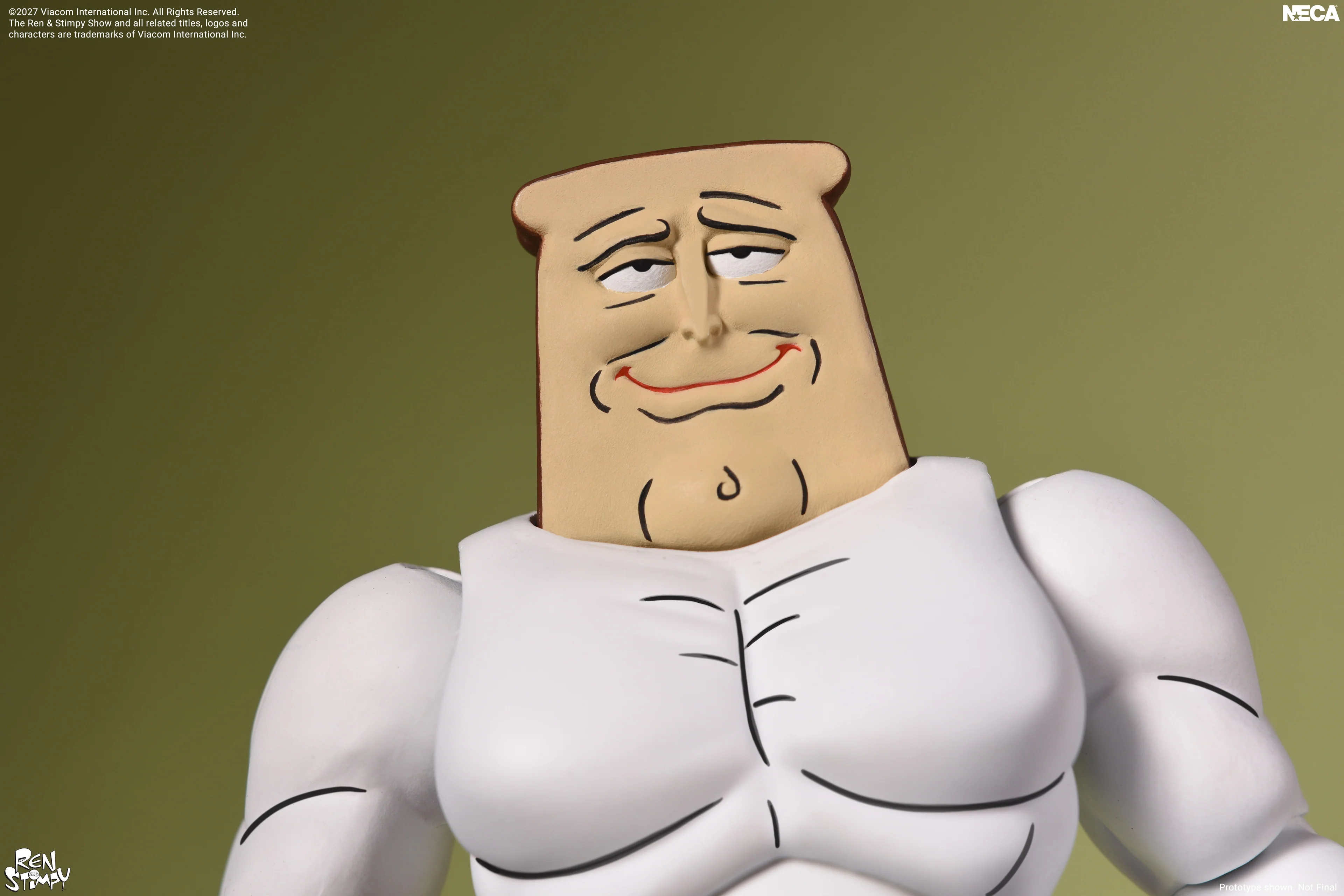 The Ren & Stimpy Show Ultimate Powdered Toast Man Action Figure Gallery Image 6