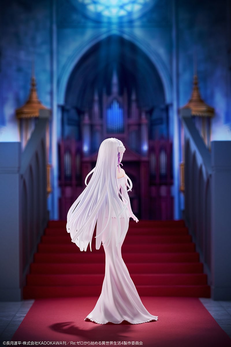 RE:Zero Starting Life in Another World Emilia (Wedding Dress Ver.) 1/7 Scale Figure Gallery Image 10