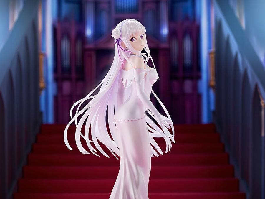 RE:Zero Starting Life in Another World Emilia (Wedding Dress Ver.) 1/7 Scale Figure Gallery Image 1