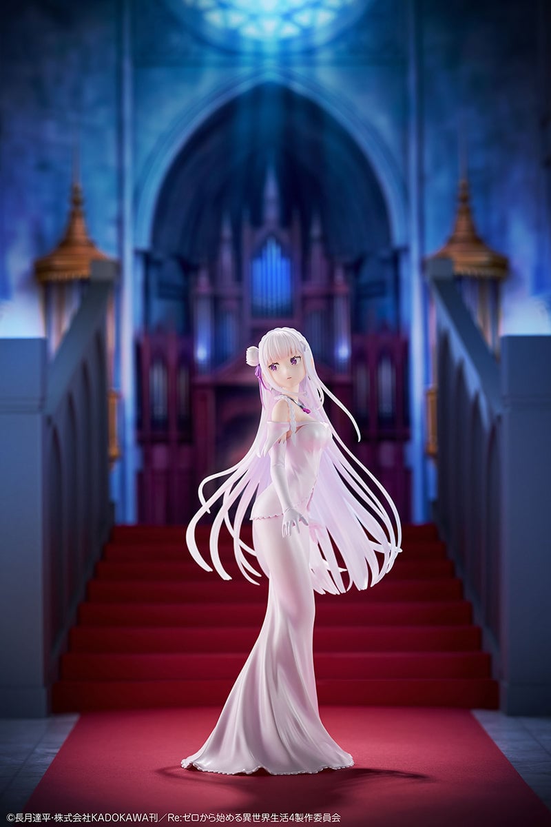 RE:Zero Starting Life in Another World Emilia (Wedding Dress Ver.) 1/7 Scale Figure Gallery Image 9
