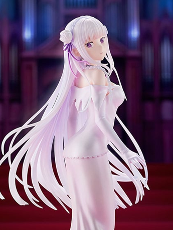 Image of RE:Zero Starting Life in Another World Emilia (Wedding Dress Ver.) 1/7 Scale Figure