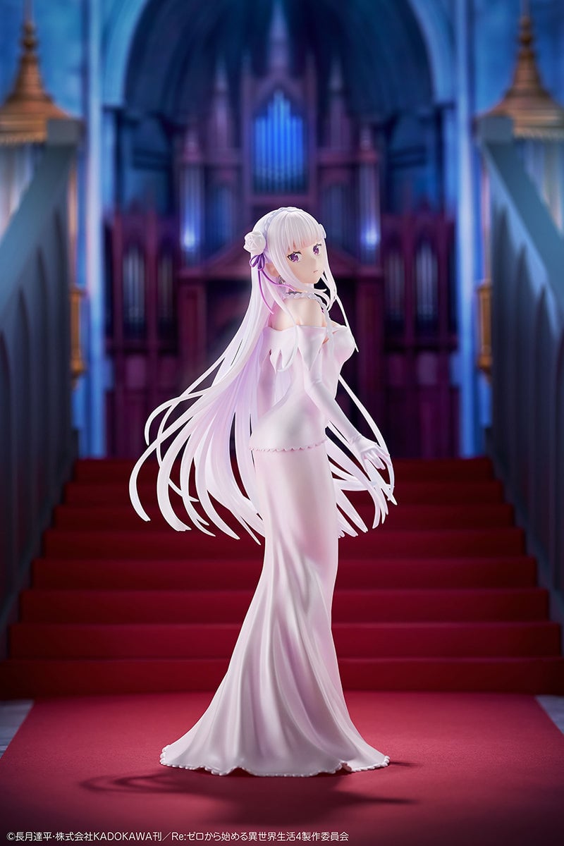 RE:Zero Starting Life in Another World Emilia (Wedding Dress Ver.) 1/7 Scale Figure Gallery Image 12
