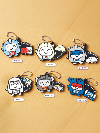 Image of Transformers: Don't Fight! Rubber Mascot Collection Set of 6 Keychains