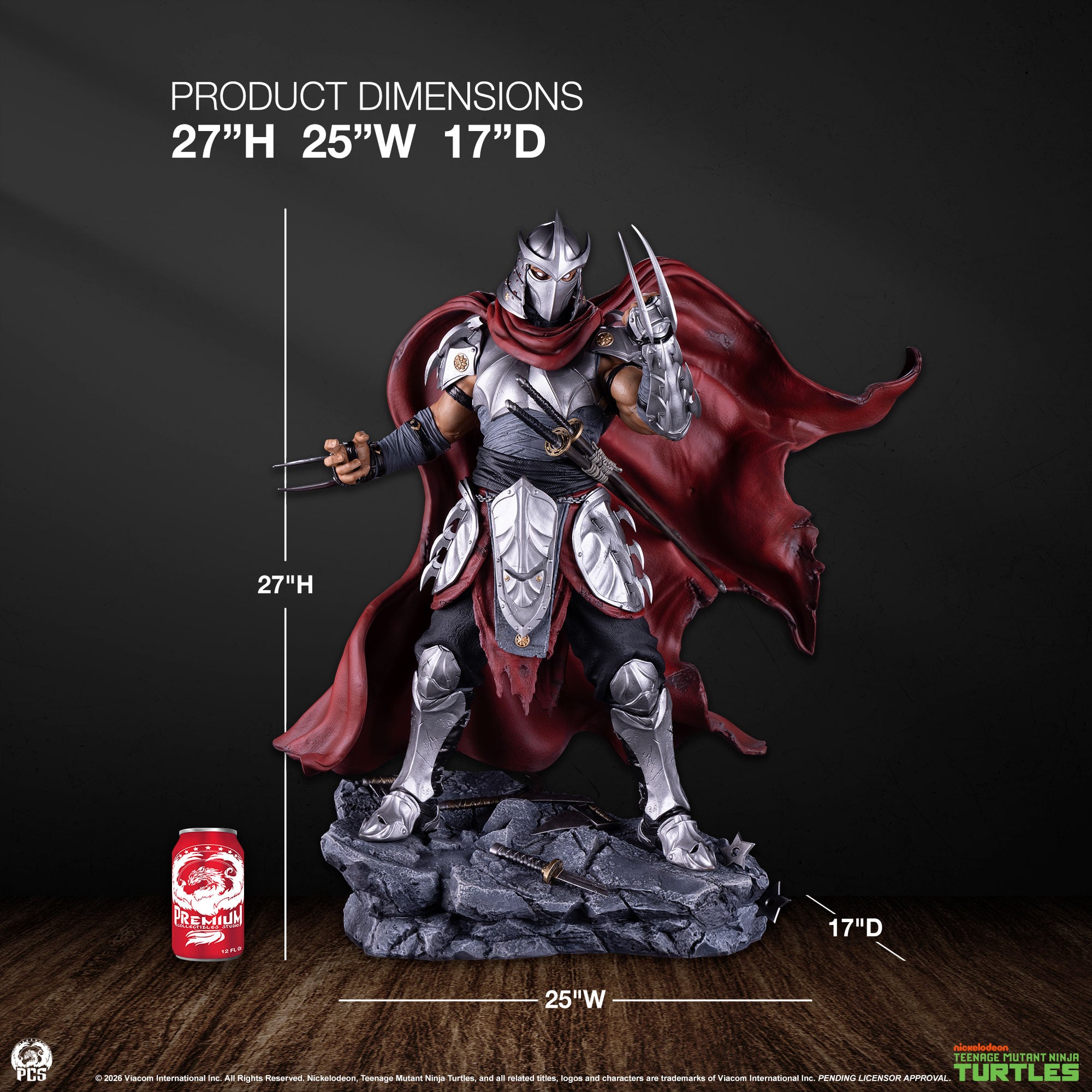 Teenage Mutant Ninja Turtles Legends Shredder (Comic Variant) 1/3 Scale Limited Edition Statue Gallery Image 26