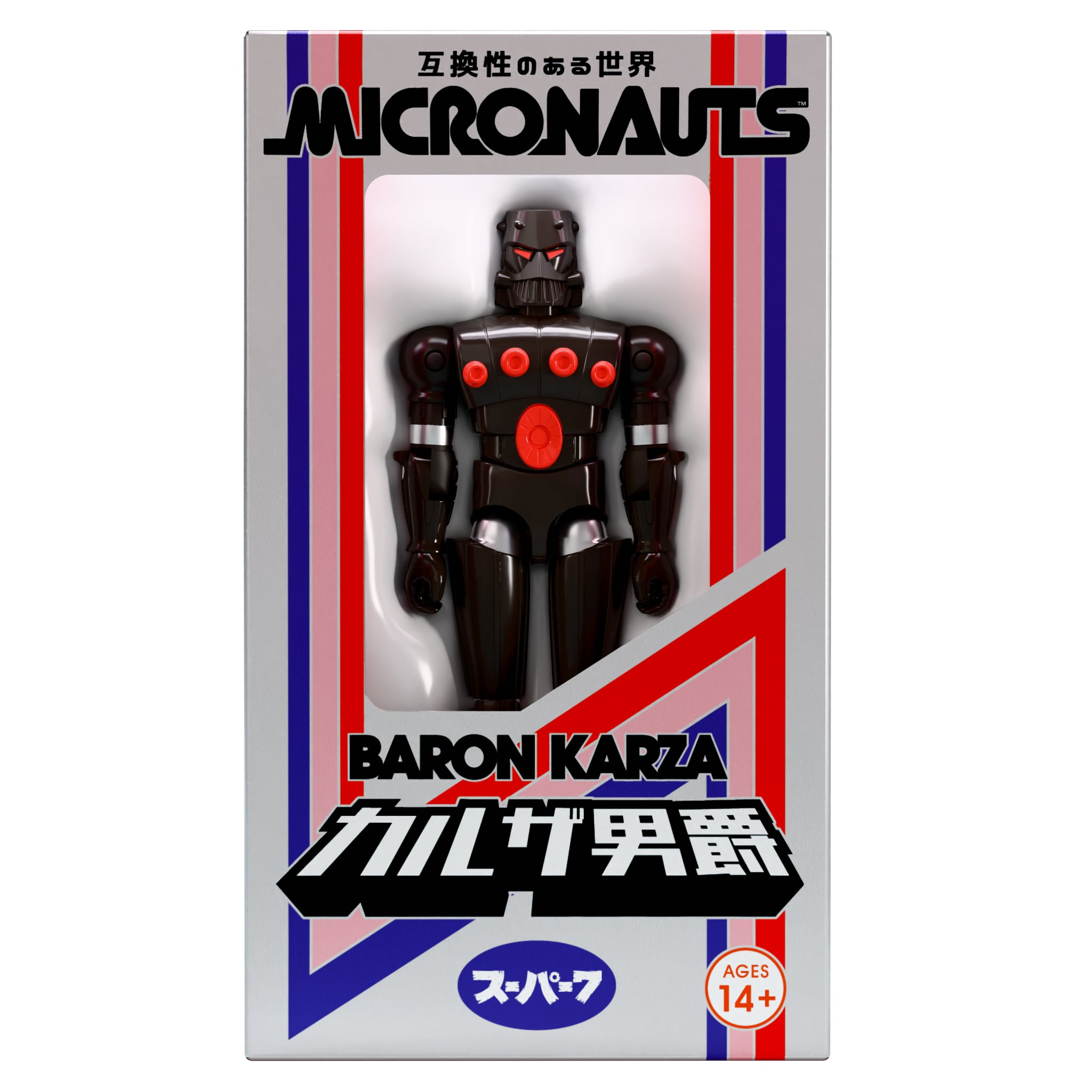Micronauts ReAction+ Baron Karza (Japanese Box) SDCC 2026 Exclusive Action Figure Gallery Image 5
