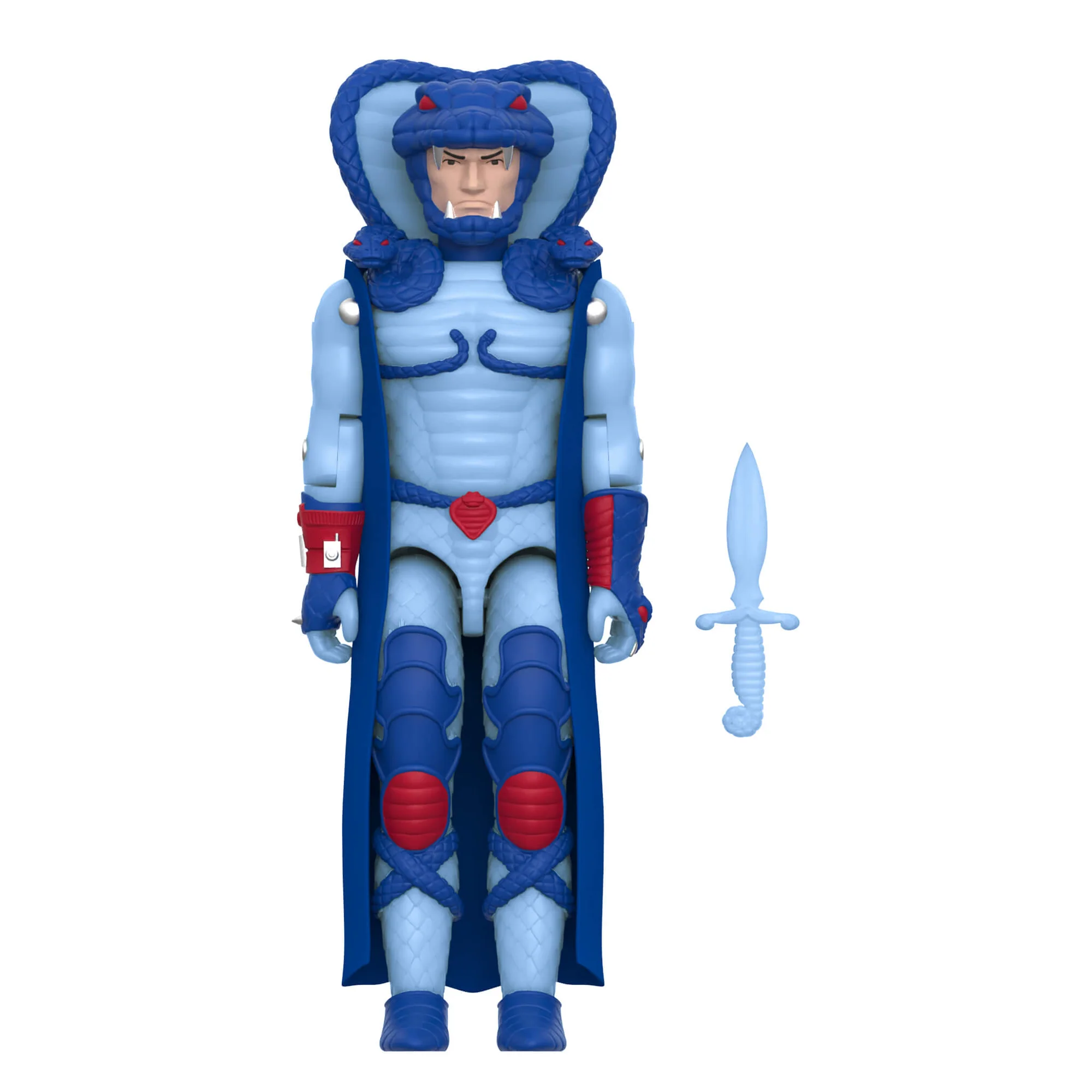 G.I. Joe ReAction+ Cobra Commander, Serpentor, and a B.A.T. (Glow Patrol - Blue) SDCC 2026 Exclusive 3-Pack Action Figure Set Gallery Image 4
