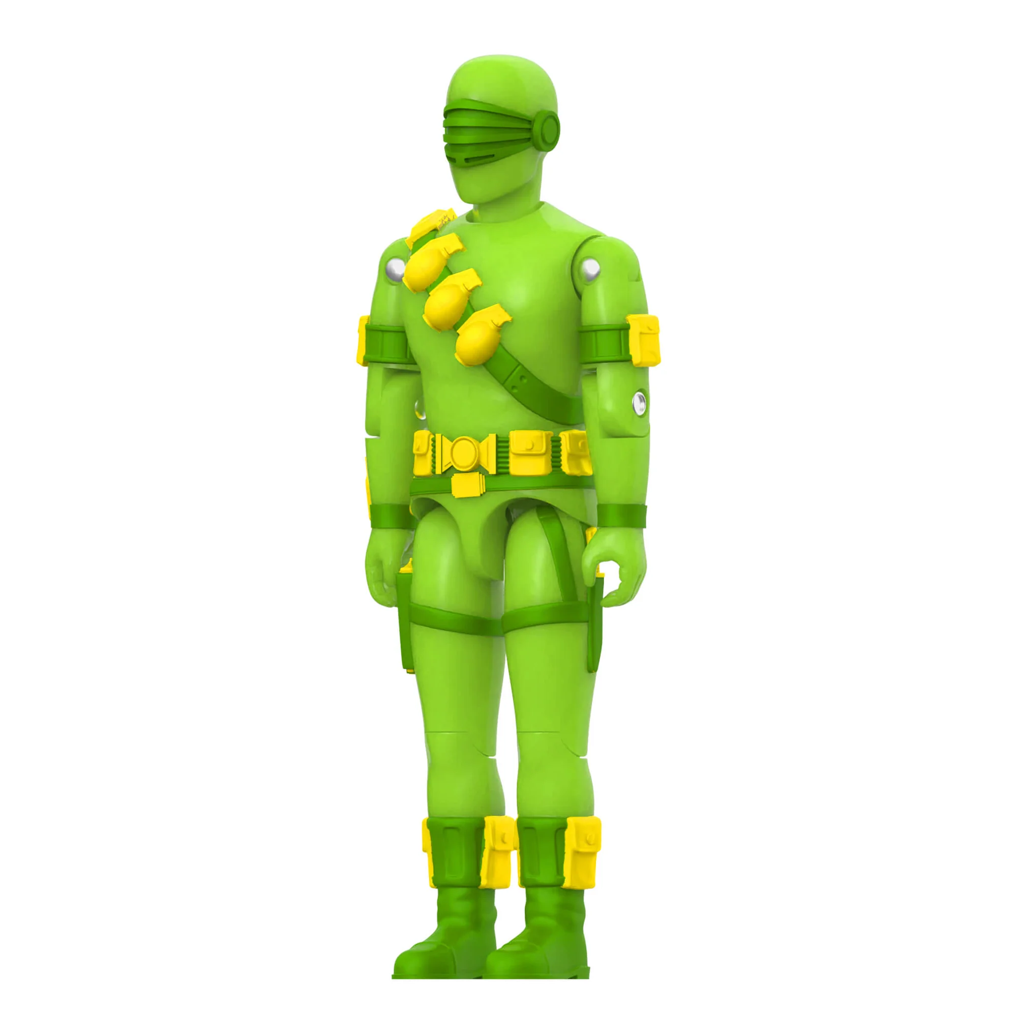 G.I. Joe ReAction+ Duke, Snake Eyes, and Cover Girl (Glow Patrol - Green) SDCC 2026 Exclusive 3-Pack Action Figure Set Gallery Image 4