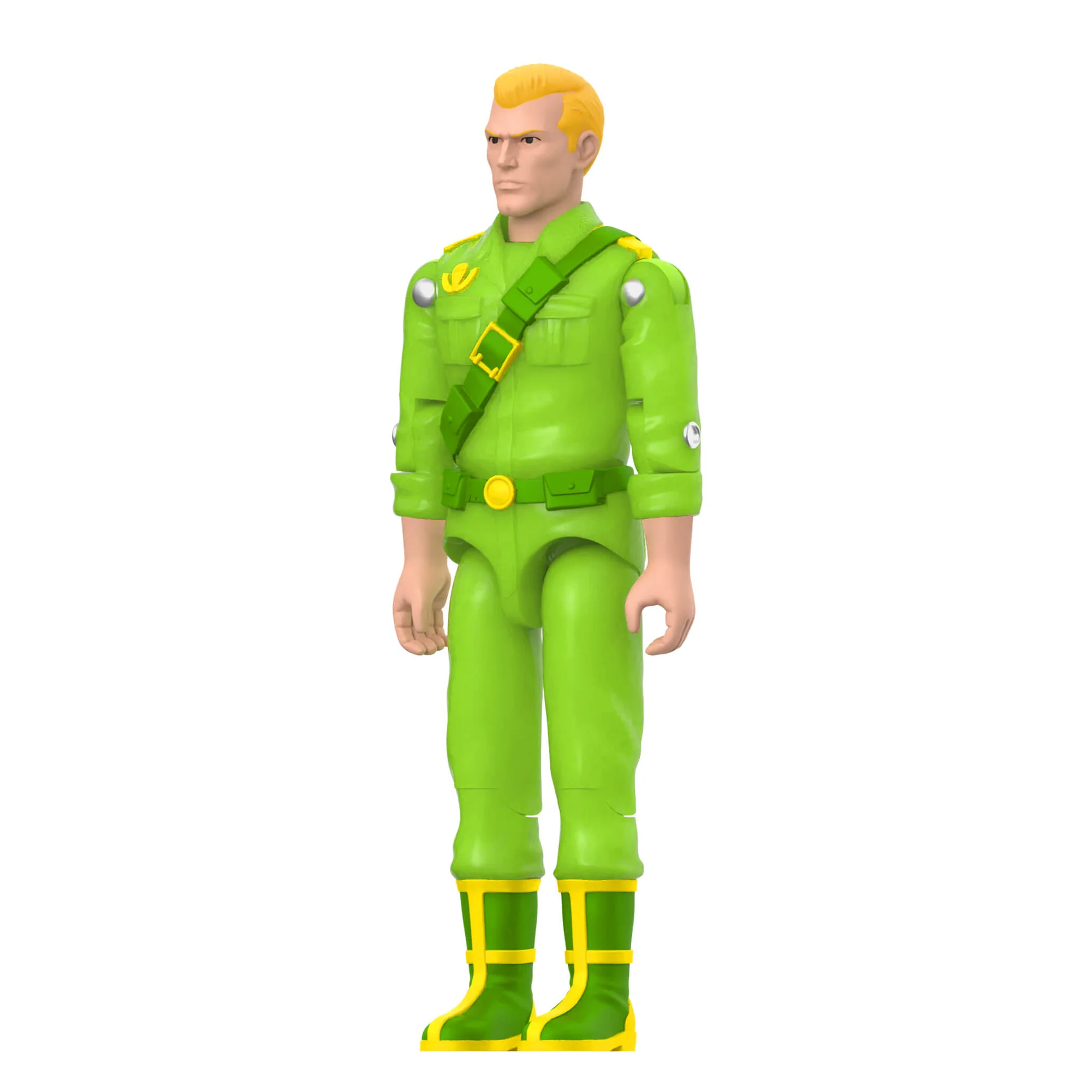 G.I. Joe ReAction+ Duke, Snake Eyes, and Cover Girl (Glow Patrol - Green) SDCC 2026 Exclusive 3-Pack Action Figure Set Gallery Image 9