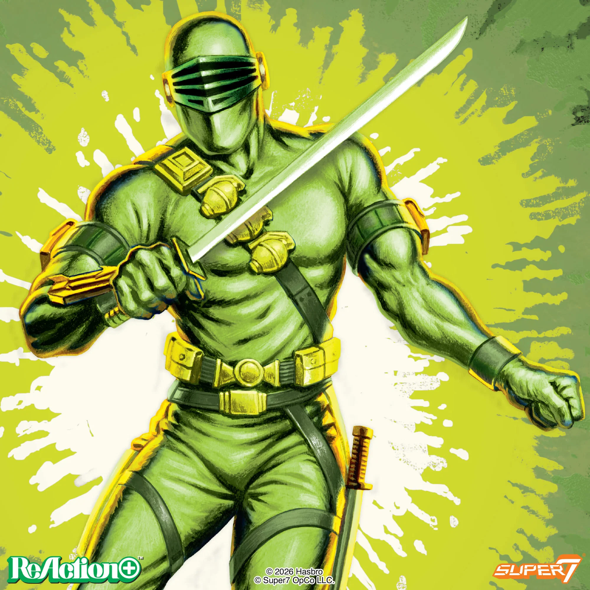 G.I. Joe ReAction+ Duke, Snake Eyes, and Cover Girl (Glow Patrol - Green) SDCC 2026 Exclusive 3-Pack Action Figure Set Gallery Image 19