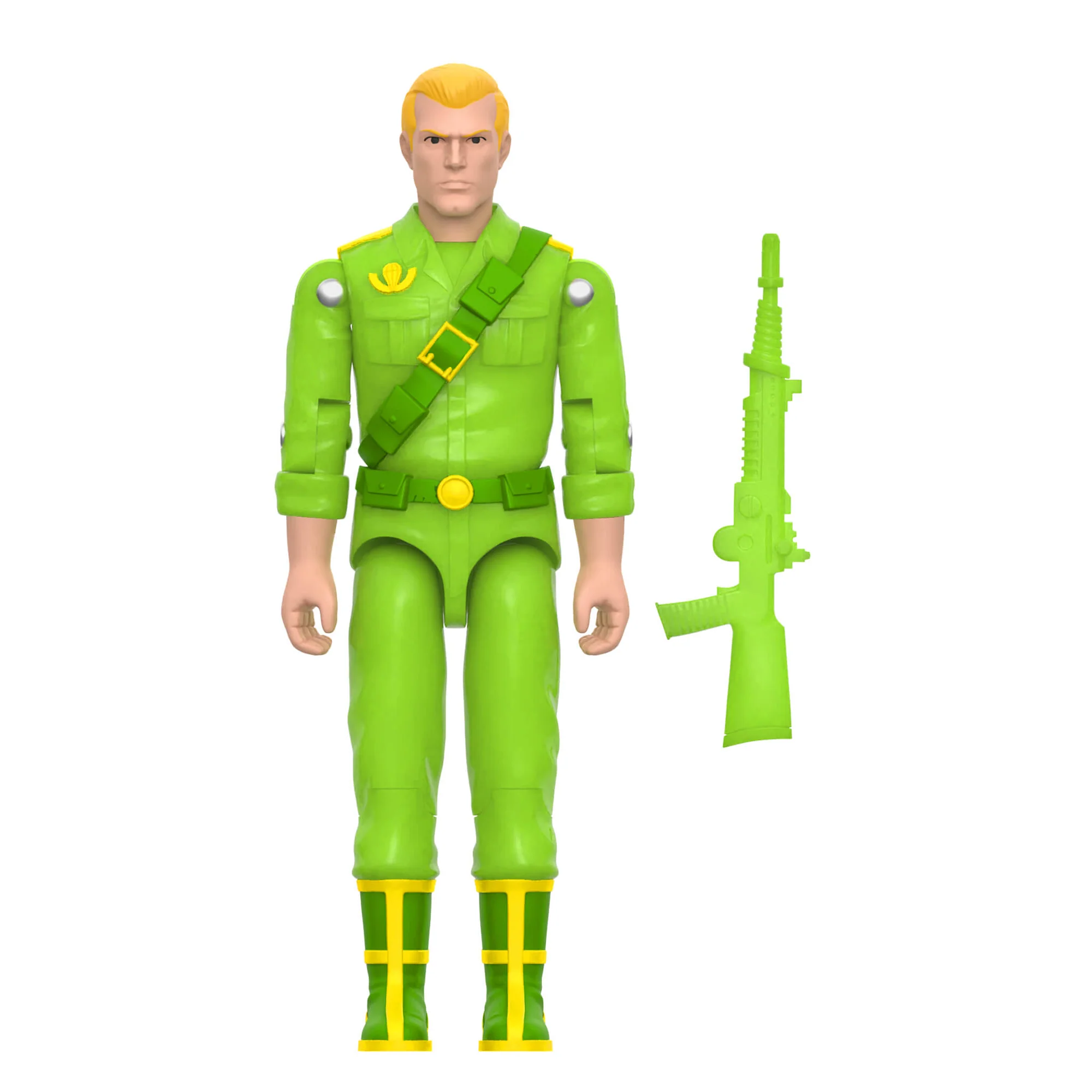 G.I. Joe ReAction+ Duke, Snake Eyes, and Cover Girl (Glow Patrol - Green) SDCC 2026 Exclusive 3-Pack Action Figure Set Gallery Image 8