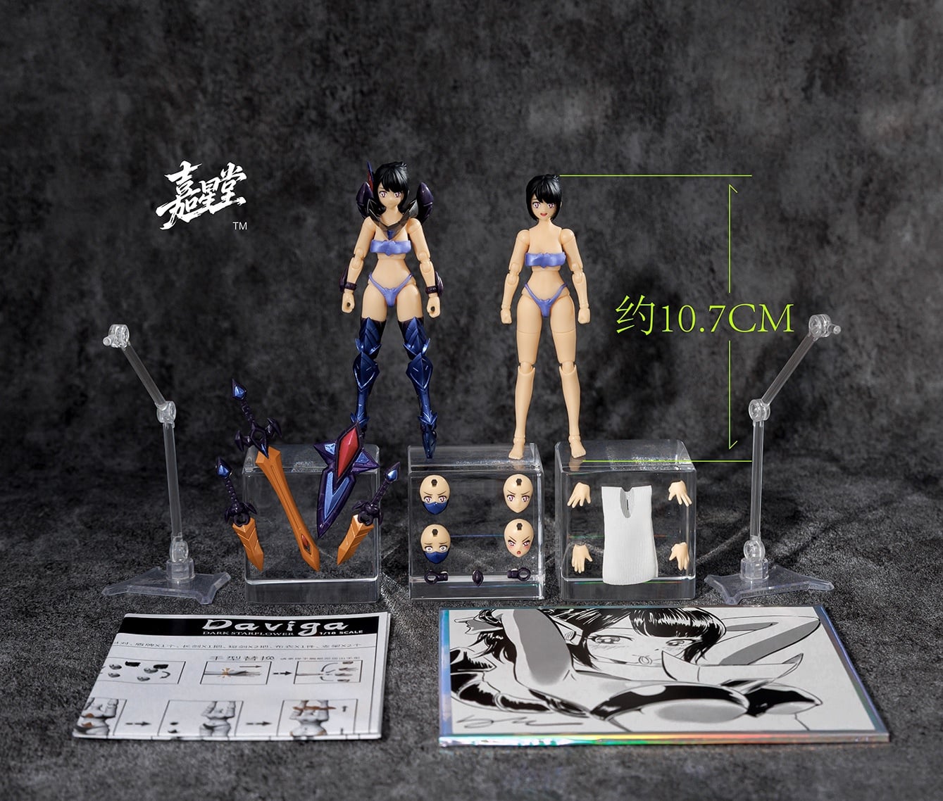 Dark Starflower Daviga Action Figure Set (With Bonus) Gallery Image 10