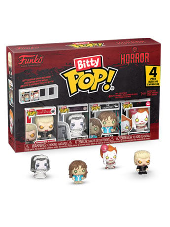 Warner Bros. Horror Bitty Pop! Vampire David, La Llorona, Regan and Pennywise with Balloon Four-Pack Gallery Image 2