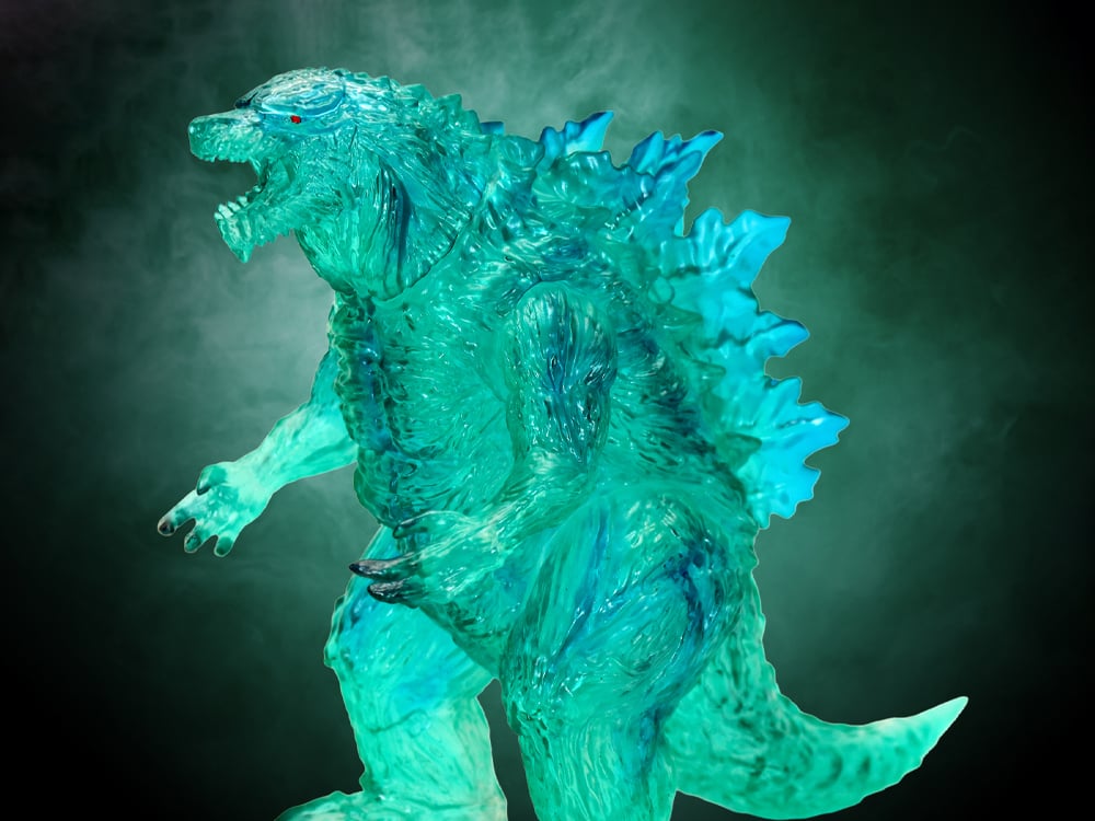 Godzilla Earth Middle Size Series Godzilla EX 21st Edition Godzilla (Clear Green Ver.) Figure Gallery Image 1