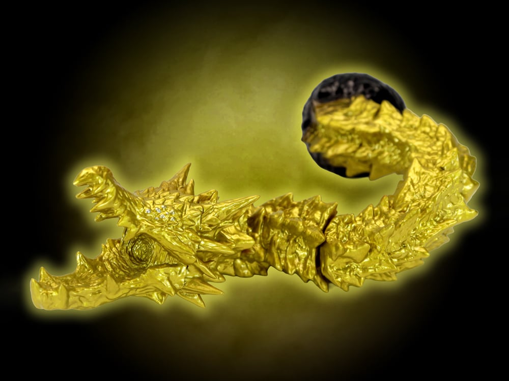 Godzilla: The Planet Eater (2018) Middle Size Series Godzilla EX 21st Edition Ghidorah (Gold Ver.) Figure Gallery Image 1