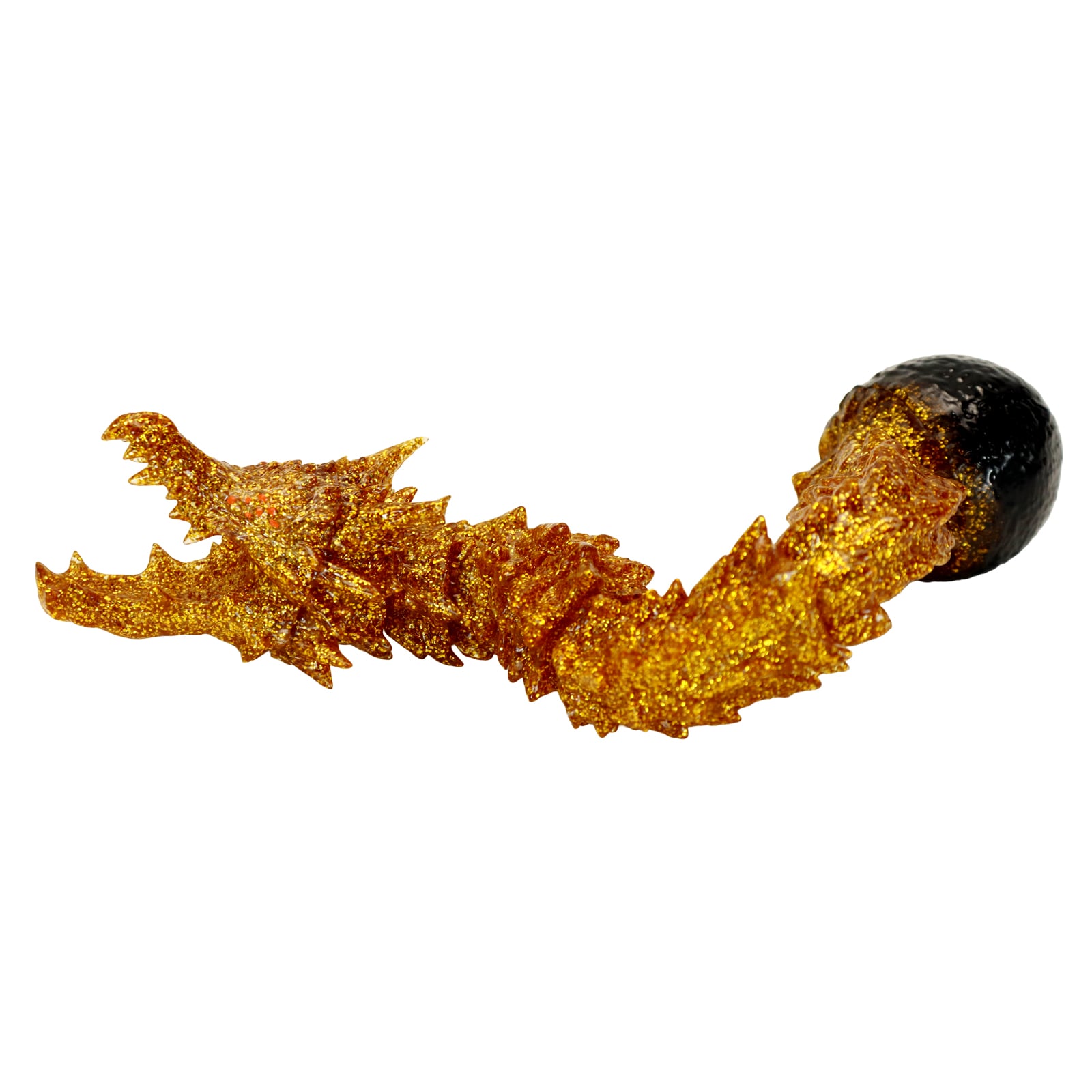 Godzilla: The Planet Eater (2018) Middle Size Series Godzilla EX 21st Edition Ghidorah (Golden Particle Ver.) Figure Gallery Image 4