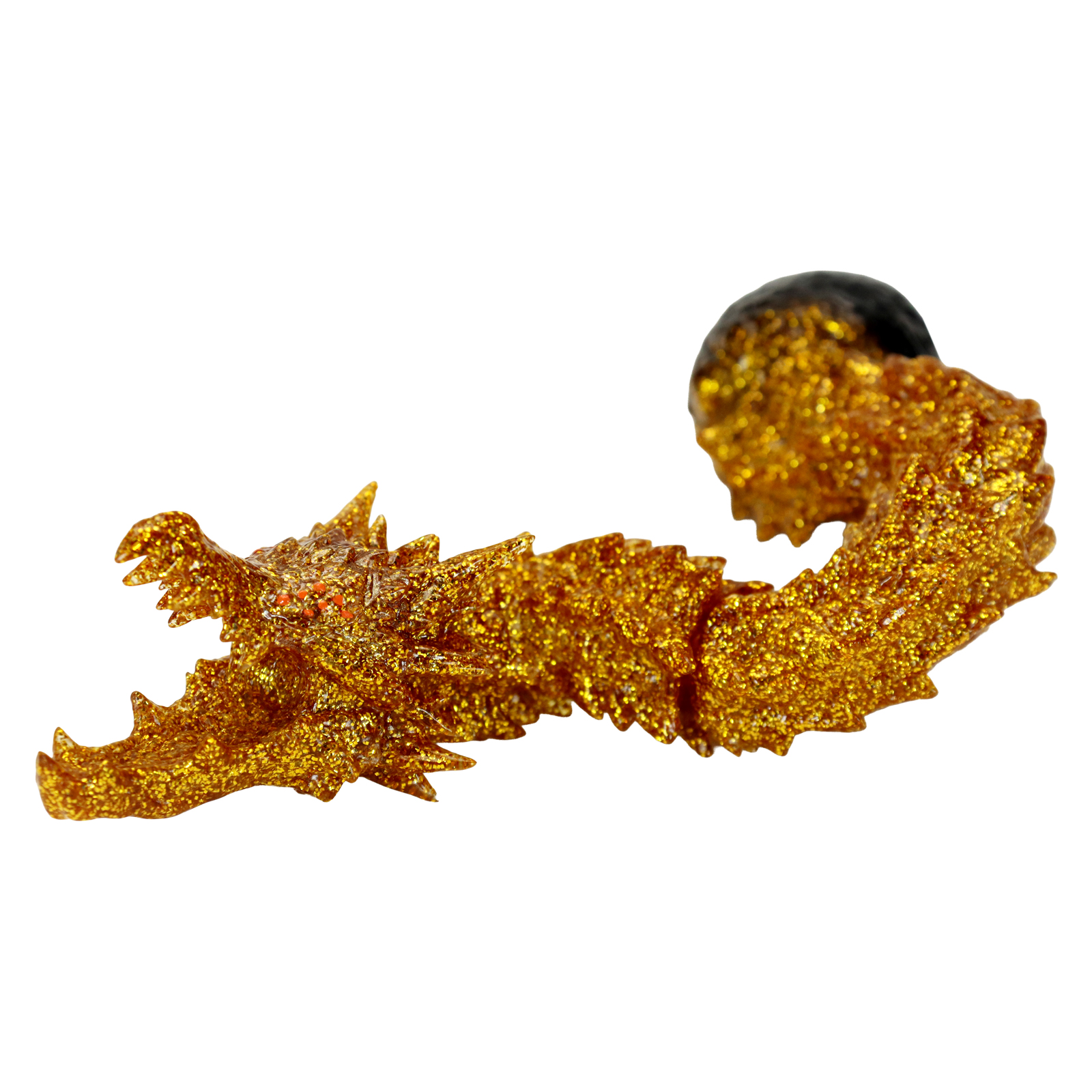 Godzilla: The Planet Eater (2018) Middle Size Series Godzilla EX 21st Edition Ghidorah (Golden Particle Ver.) Figure Gallery Image 3