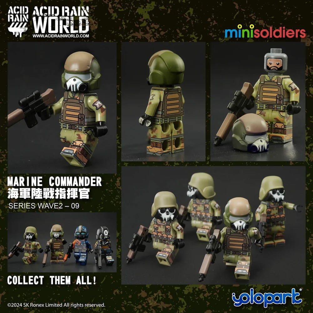 Acid Rain World Mini Soldiers Wave 2 Set of 4 Figures Gallery Image 7