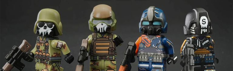 Image of Acid Rain World Mini Soldiers Wave 2 Set of 4 Figures