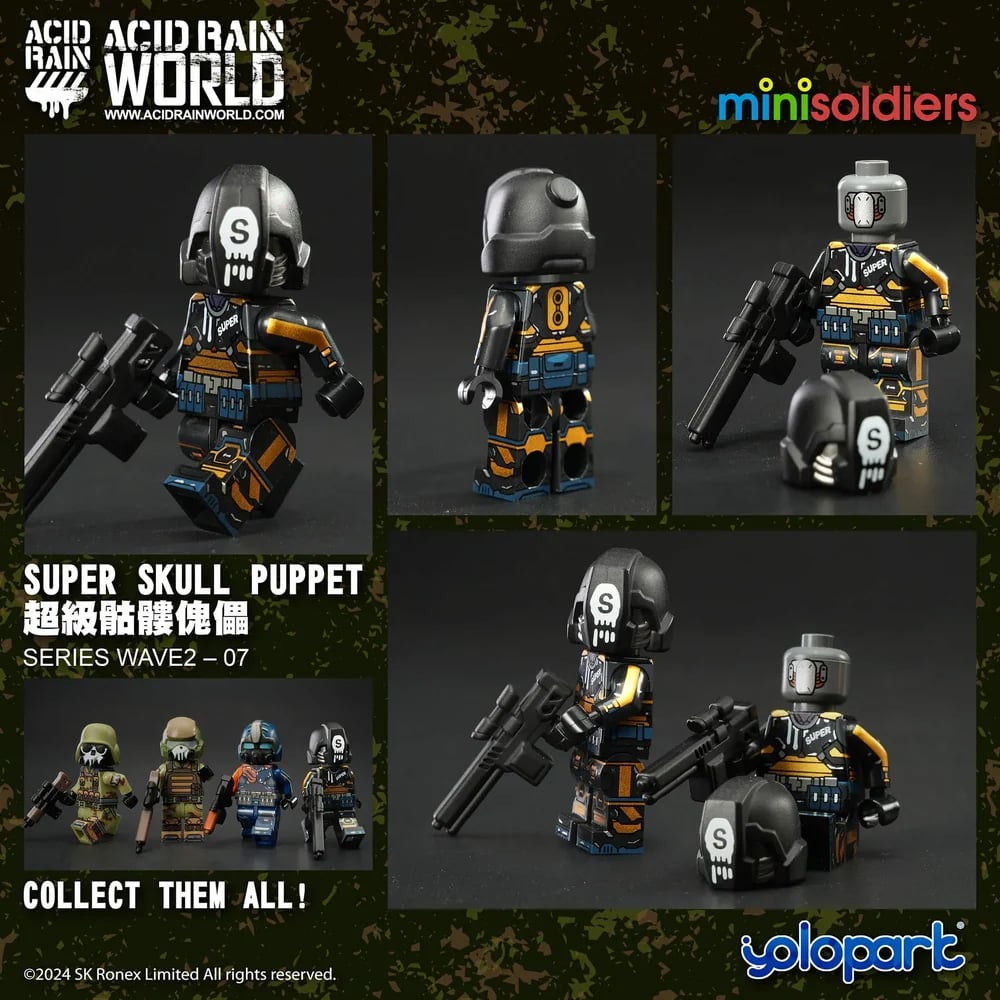 Acid Rain World Mini Soldiers Wave 2 Set of 4 Figures Gallery Image 5