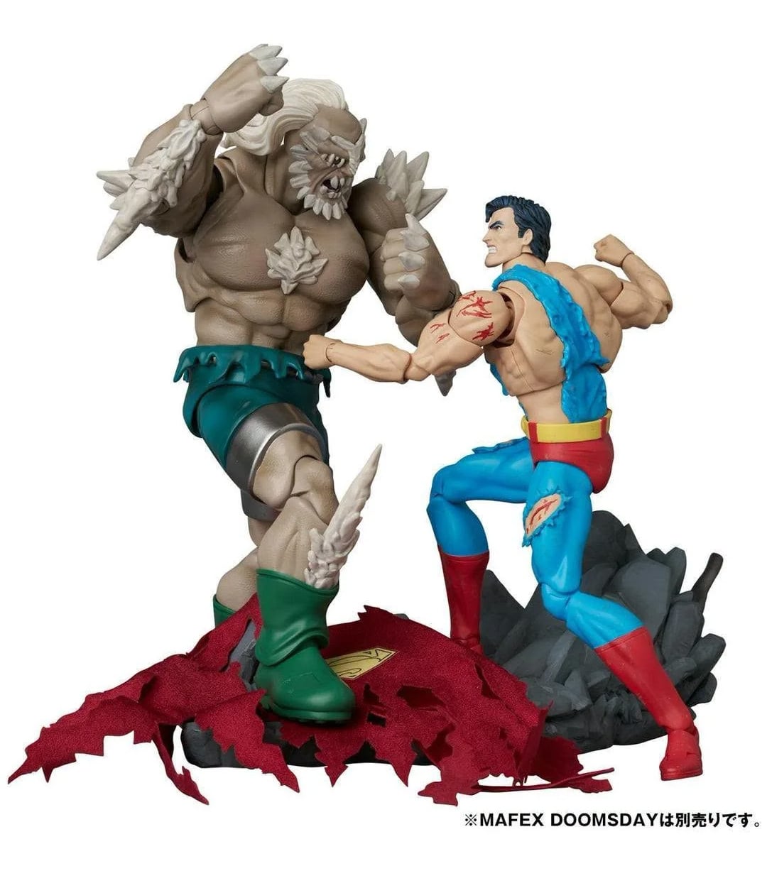 Death of Superman MAFEX No.324 Superman (Battle Damaged Ver.) Action Figure Gallery Image 14