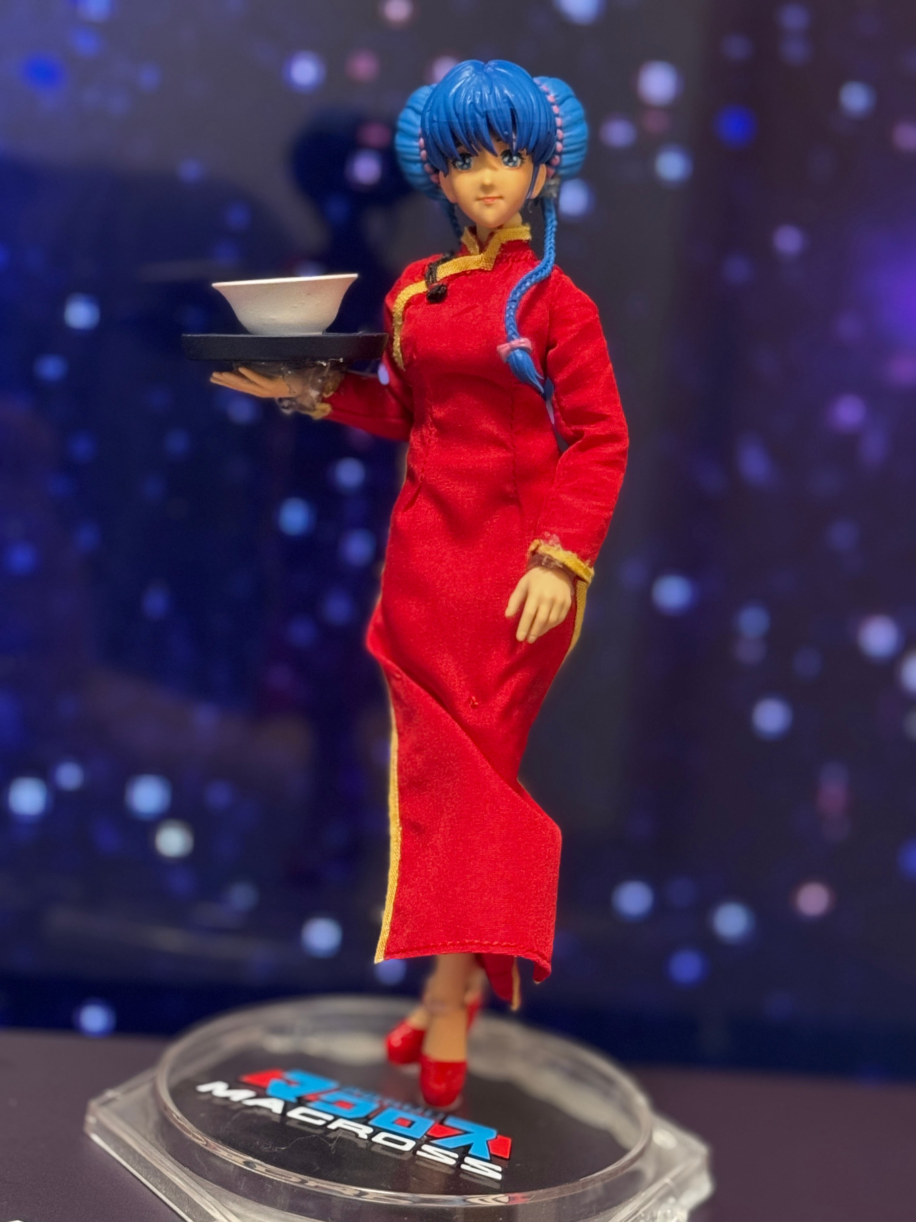 Macross Advanced Lynn Minmay (Cheongsam Ver.) 1/12 Scale Action Figure Gallery Image 3